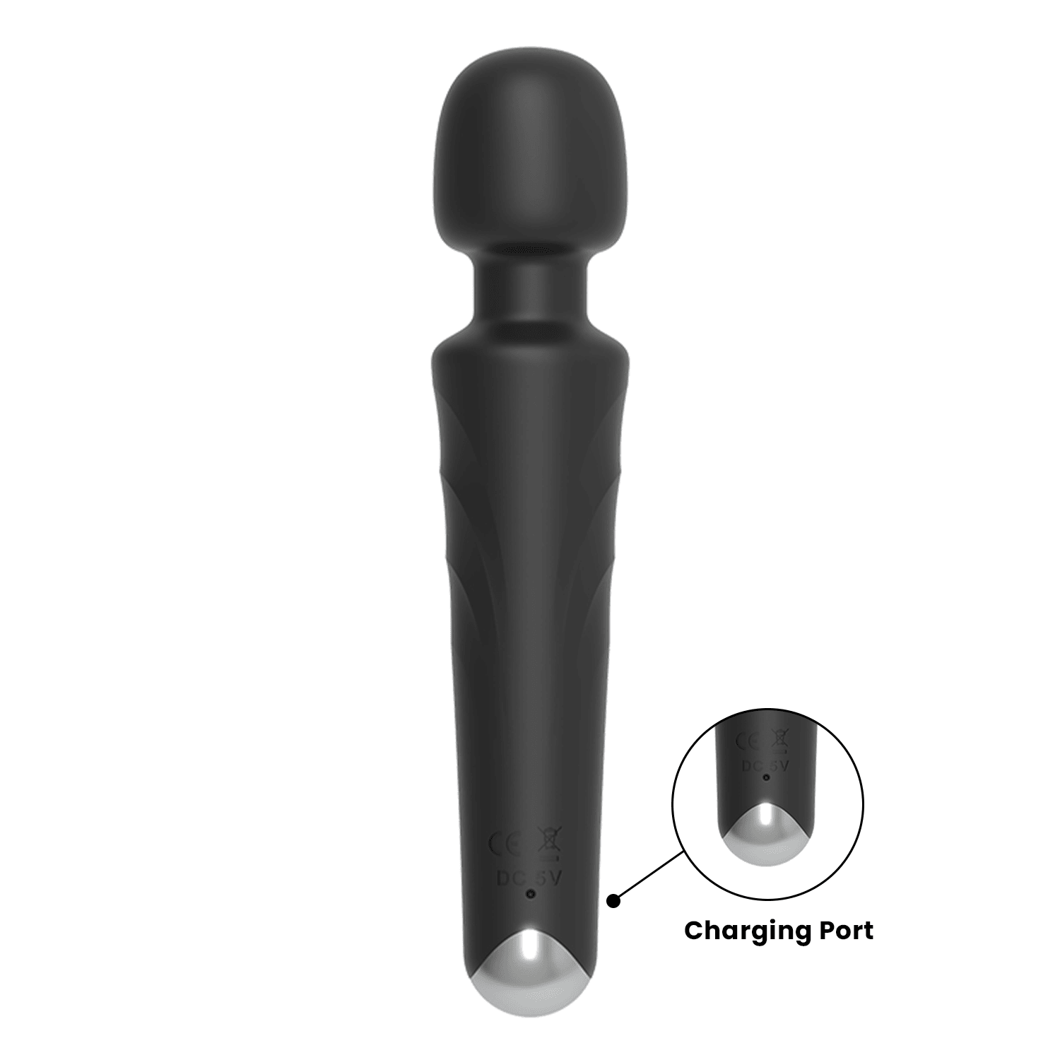 ZYRO – LED Göstergeli Güçlü Sessiz Wand Vibratör – 20 Mod & 8 Hız Seviyesi