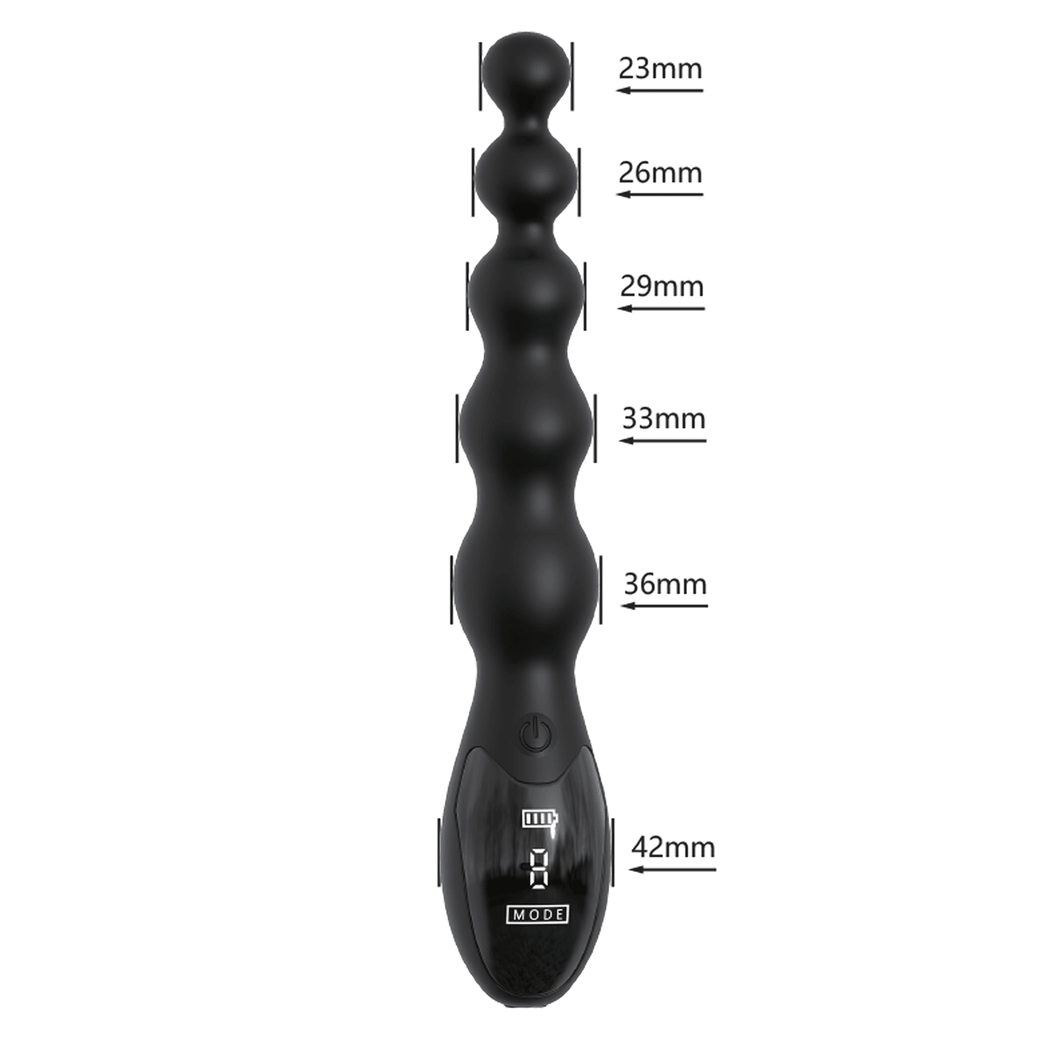Obsidian – LCD Ekranlı Anal Vibratör