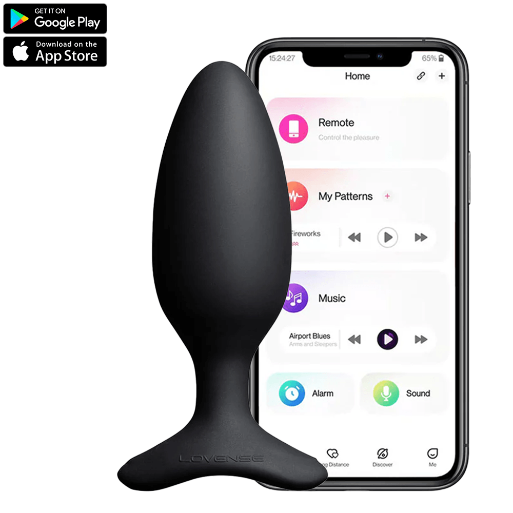 Lovense Hush 2 Telefon Kontrollü Titreşimli Anal Plug 1.75  inch