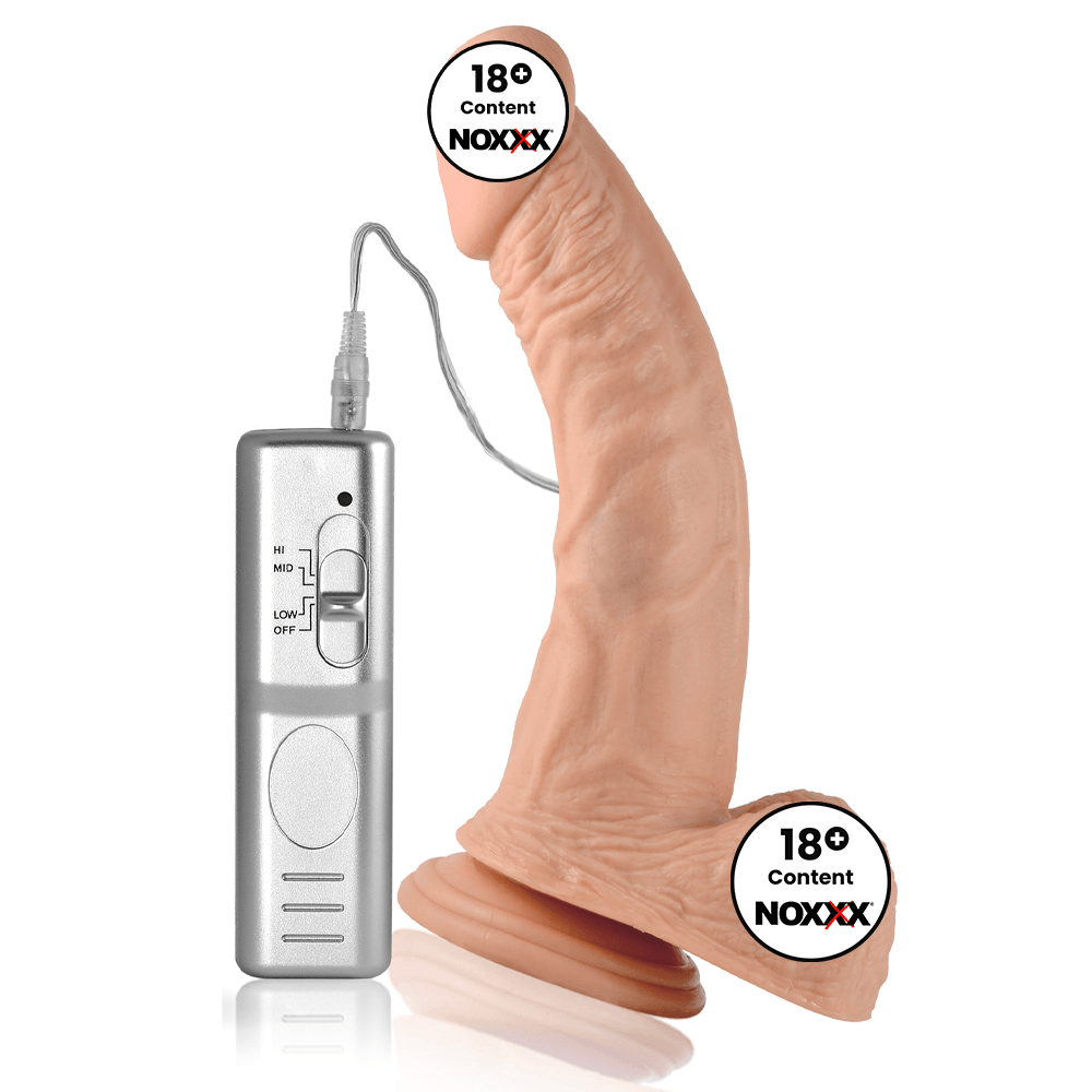 LoveToy Real Extreme Eğik Titreşimli Dildo 22 cm