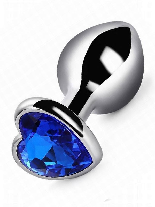 NOXXX Large Stainless Steel Anal Plug – Heart-Shaped Jewel Base