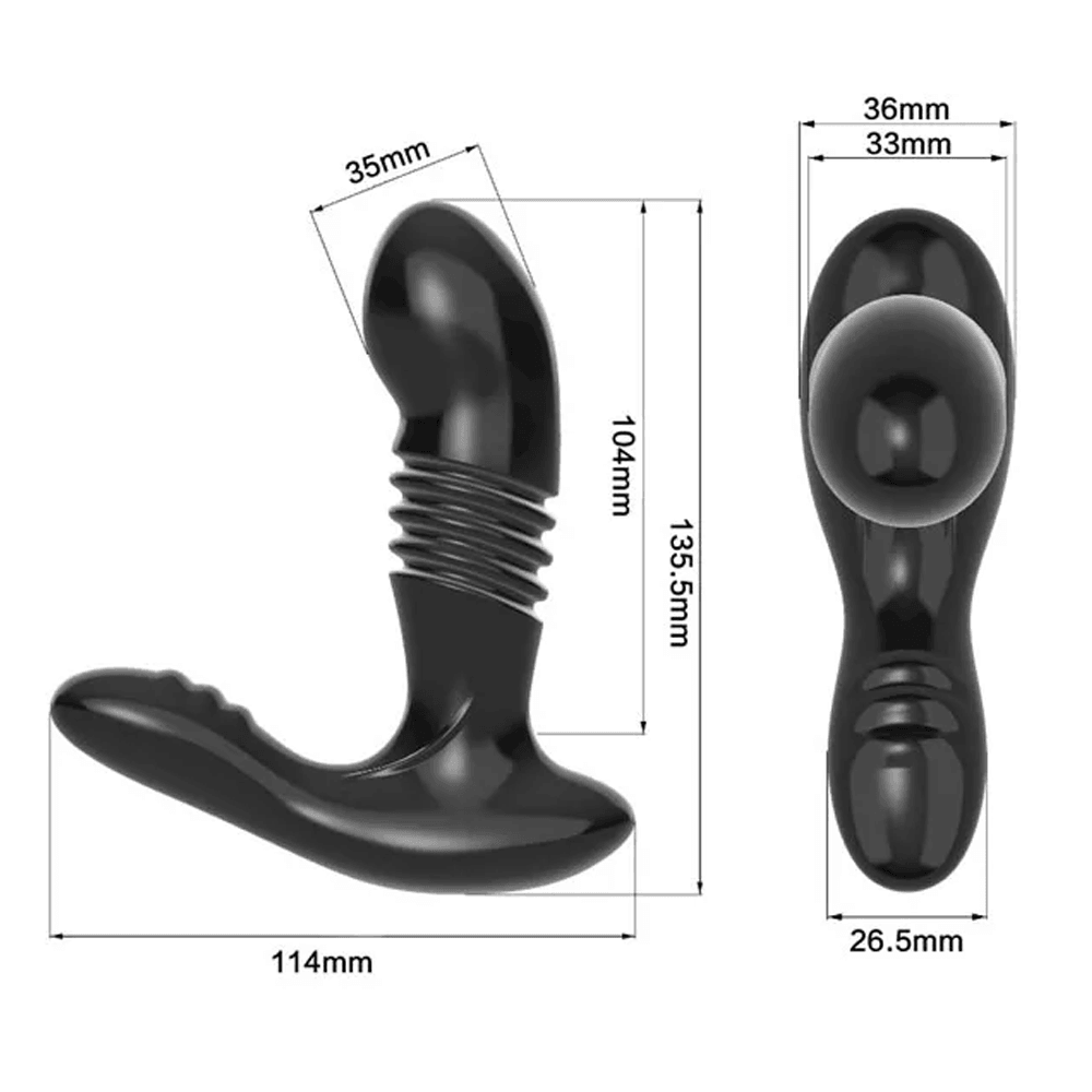 A-Heros Rumble Wearable Thrusting Vibrator – Remote Controlled, Anal & Vaginal Use