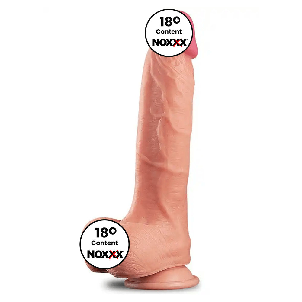 Get Lucky 10″ Dual Layer Realistik Dev Dildo 25 cm