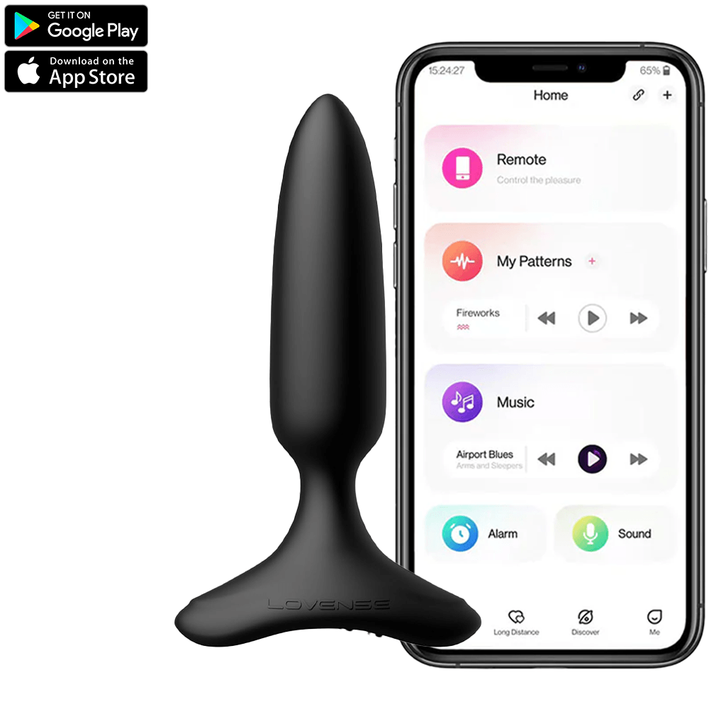 Lovense Hush 2 Telefon Kontrollü Titreşimli Anal Plug 1 inch