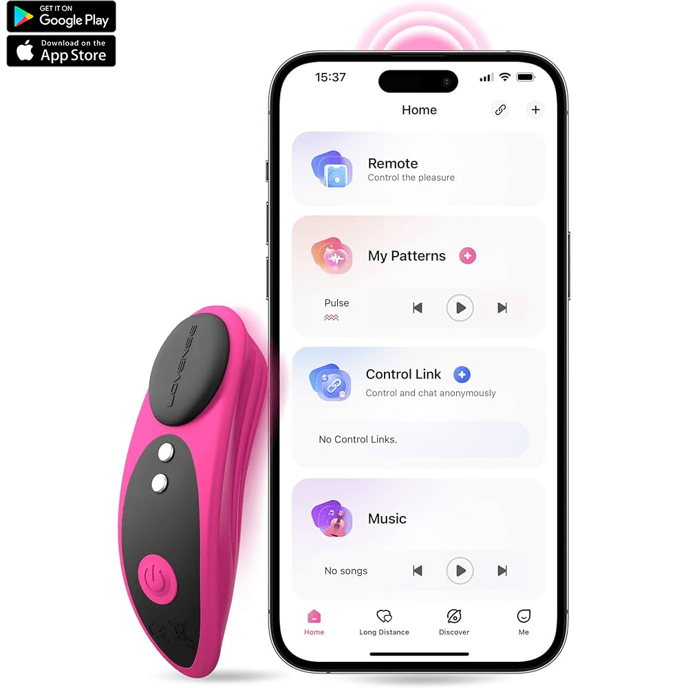 Lovense Ferri Telefon Kontrollü Külot İçi Giyilebilir Vibratör