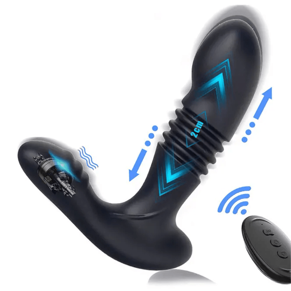 A-Heros Rumble Wearable Thrusting Vibrator – Remote Controlled, Anal & Vaginal Use