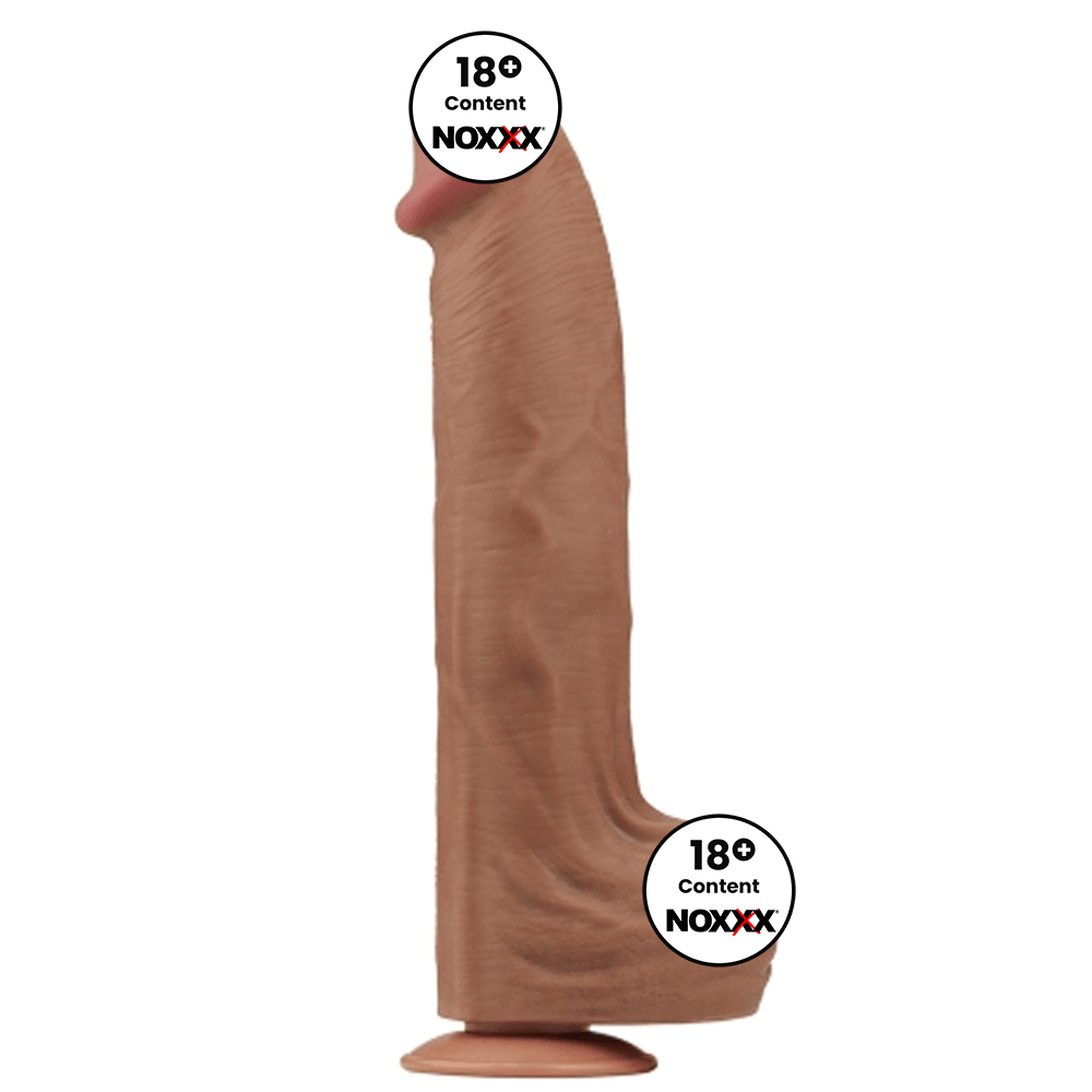 Sliding Skin Çift Katmanlı Realistik Dev Dildo 36 cm Melez