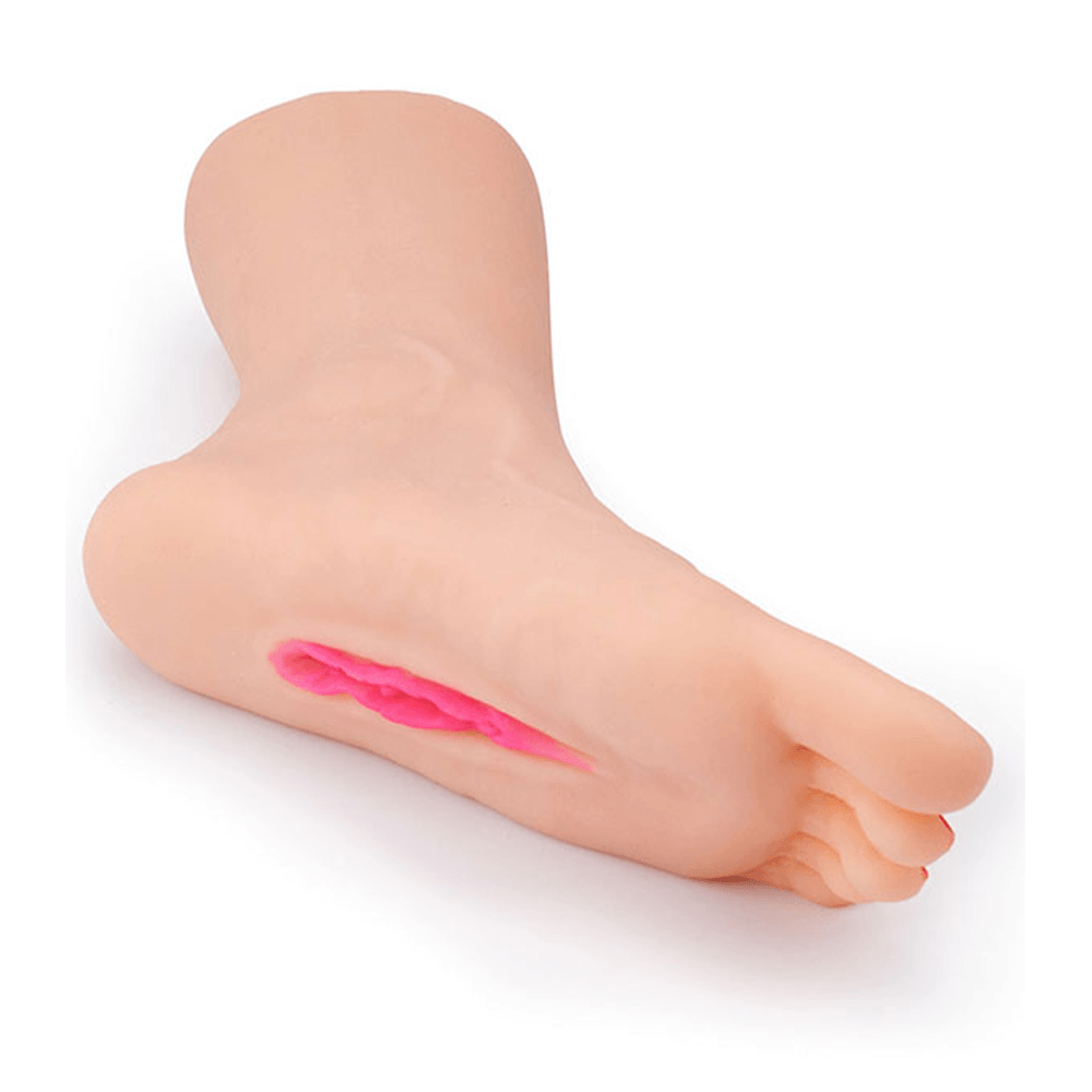 NOXXX Right Foot Masturbator with Vaginal Entry – Red Toenails