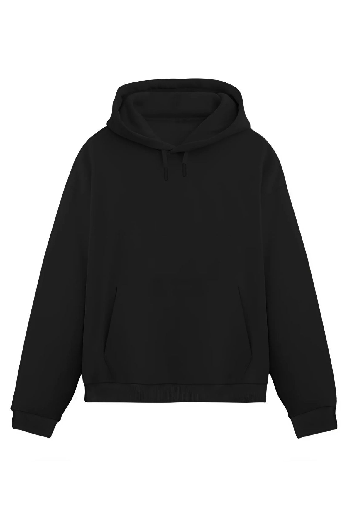 Kapüşonlu Kanguru Cepli Boğa Burcu Baskılı Sweatshirt