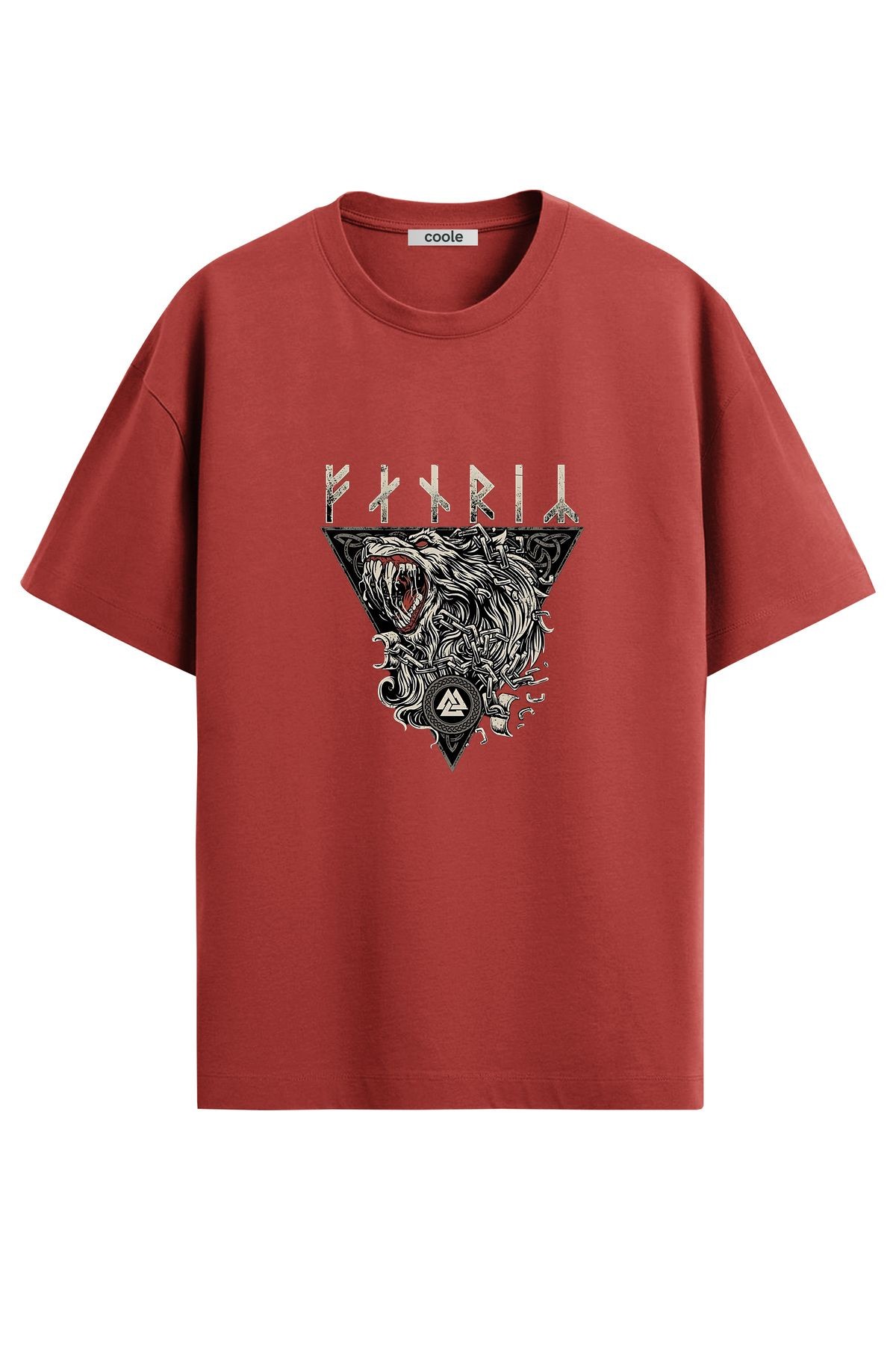 Unisex Viking Serisi 005 Baskılı T-Shirt