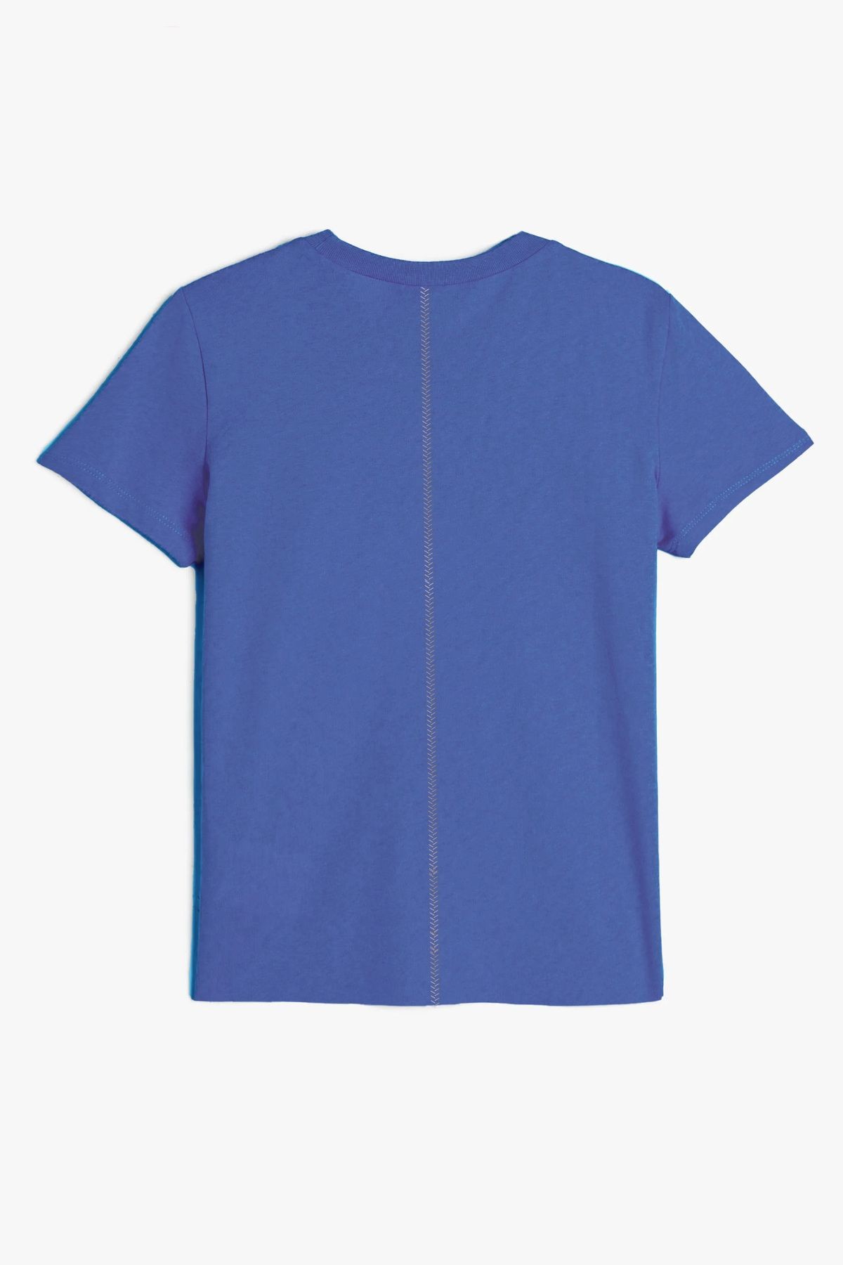 Unisex Ön ve Arkası Dikiş Detaylı Rahat Kalıp Çocuk T-Shirt