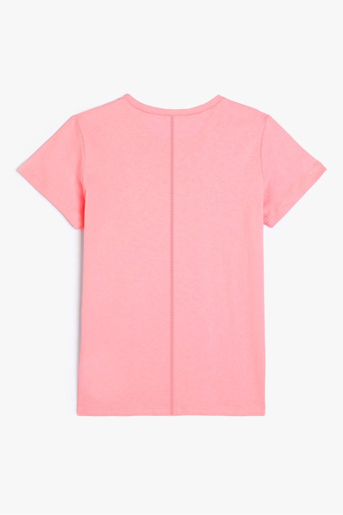 Unisex Ön ve Arkası Dikiş Detaylı Rahat Kalıp Çocuk T-Shirt