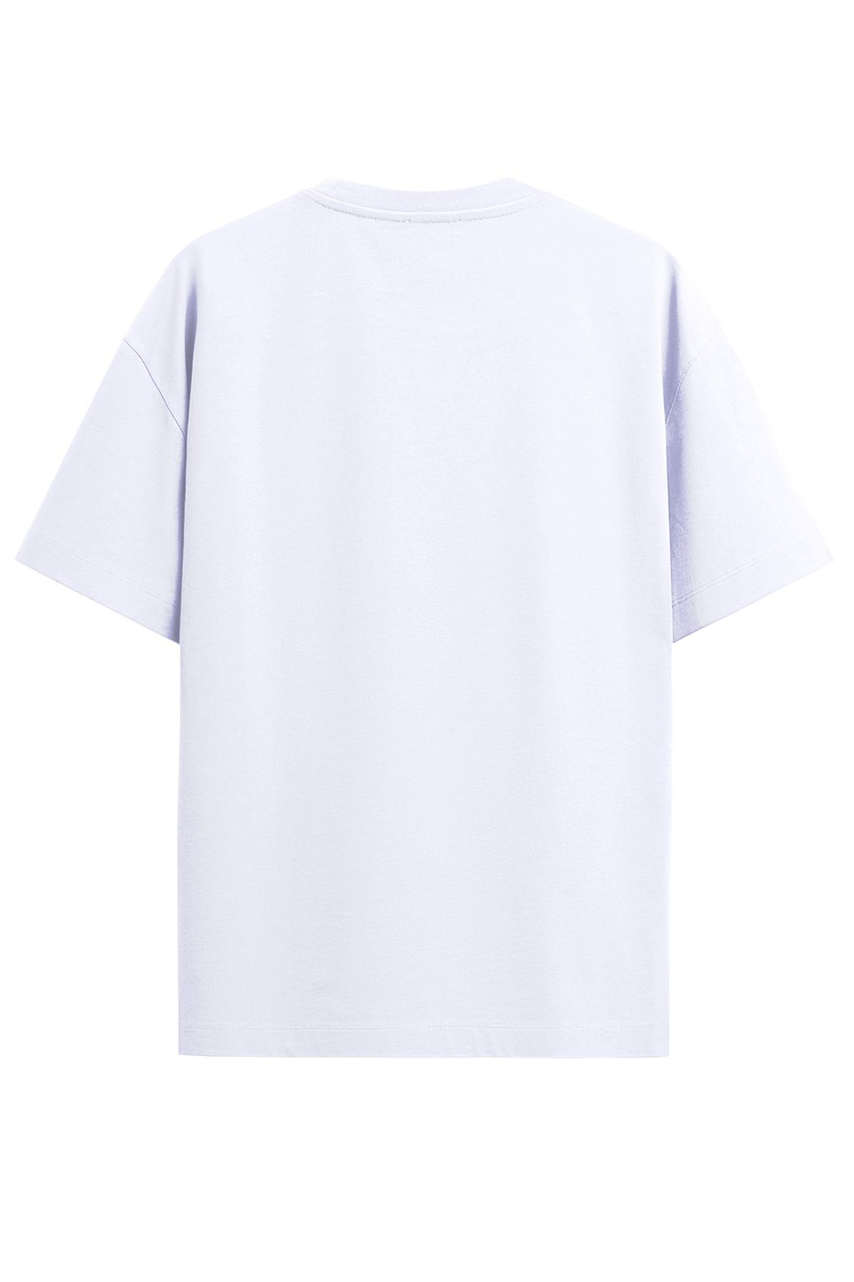 Kadın Let's Party Ayıcık Baskılı Kısa Kol Bisiklet Yaka T-Shirt