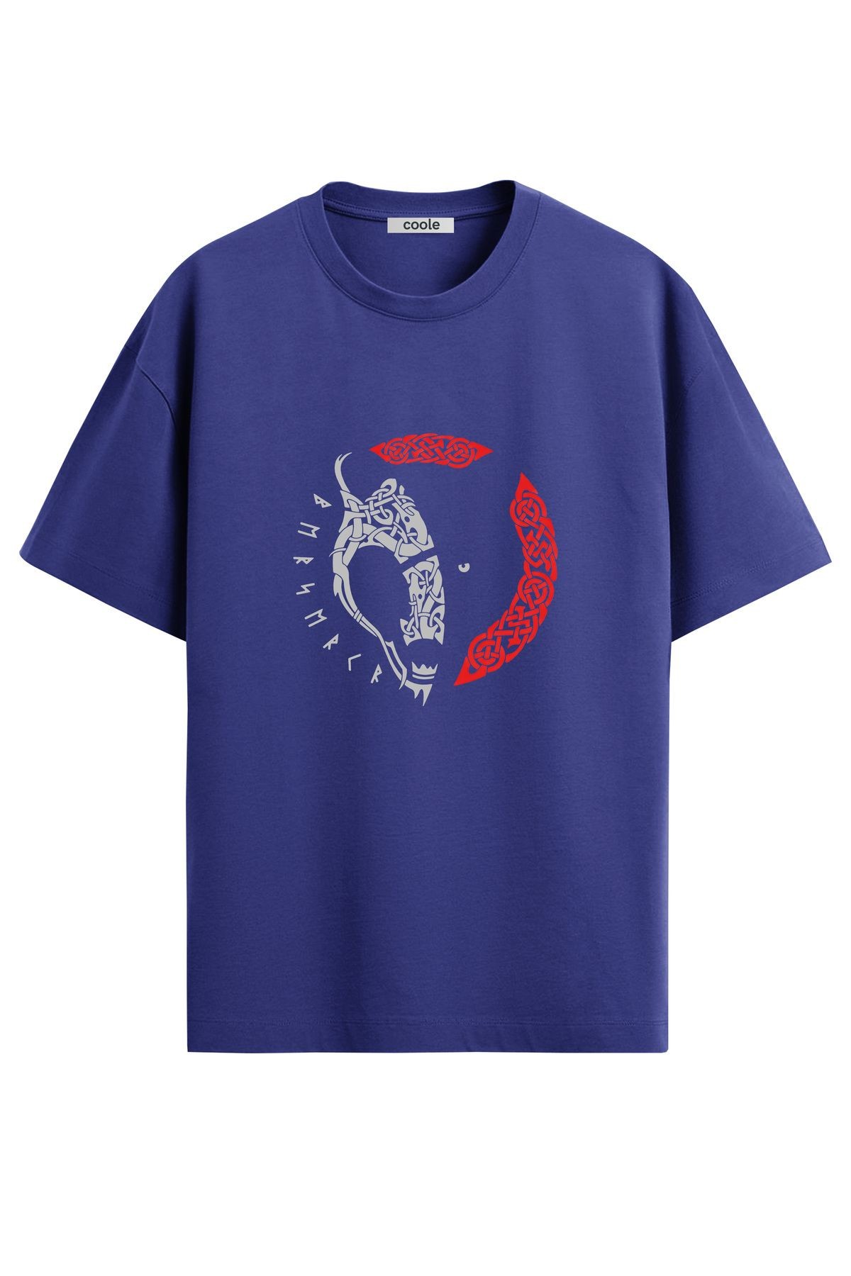 Unisex Viking Serisi 002 Baskılı T-Shirt