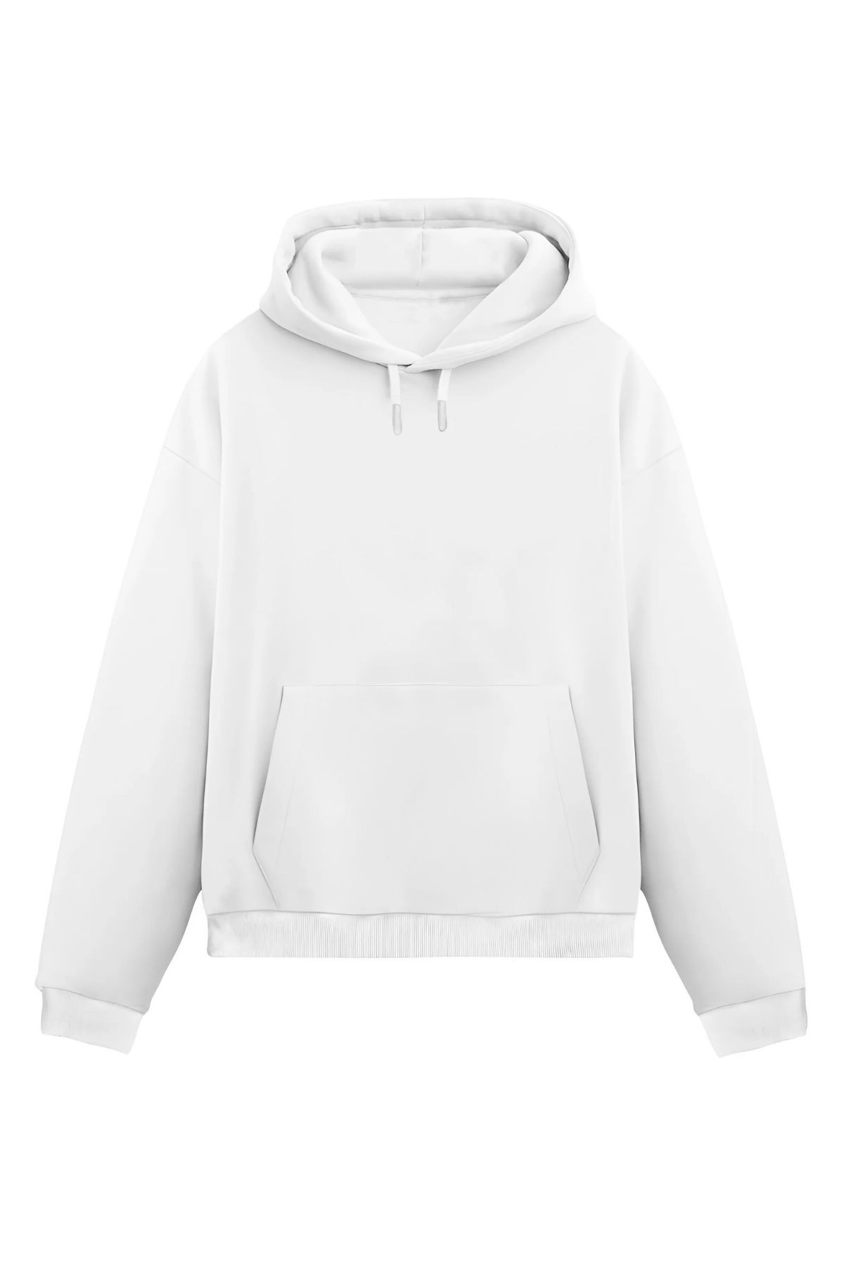 Kapüşonlu Kanguru Cepli Başak Burcu Baskılı Sweatshirt