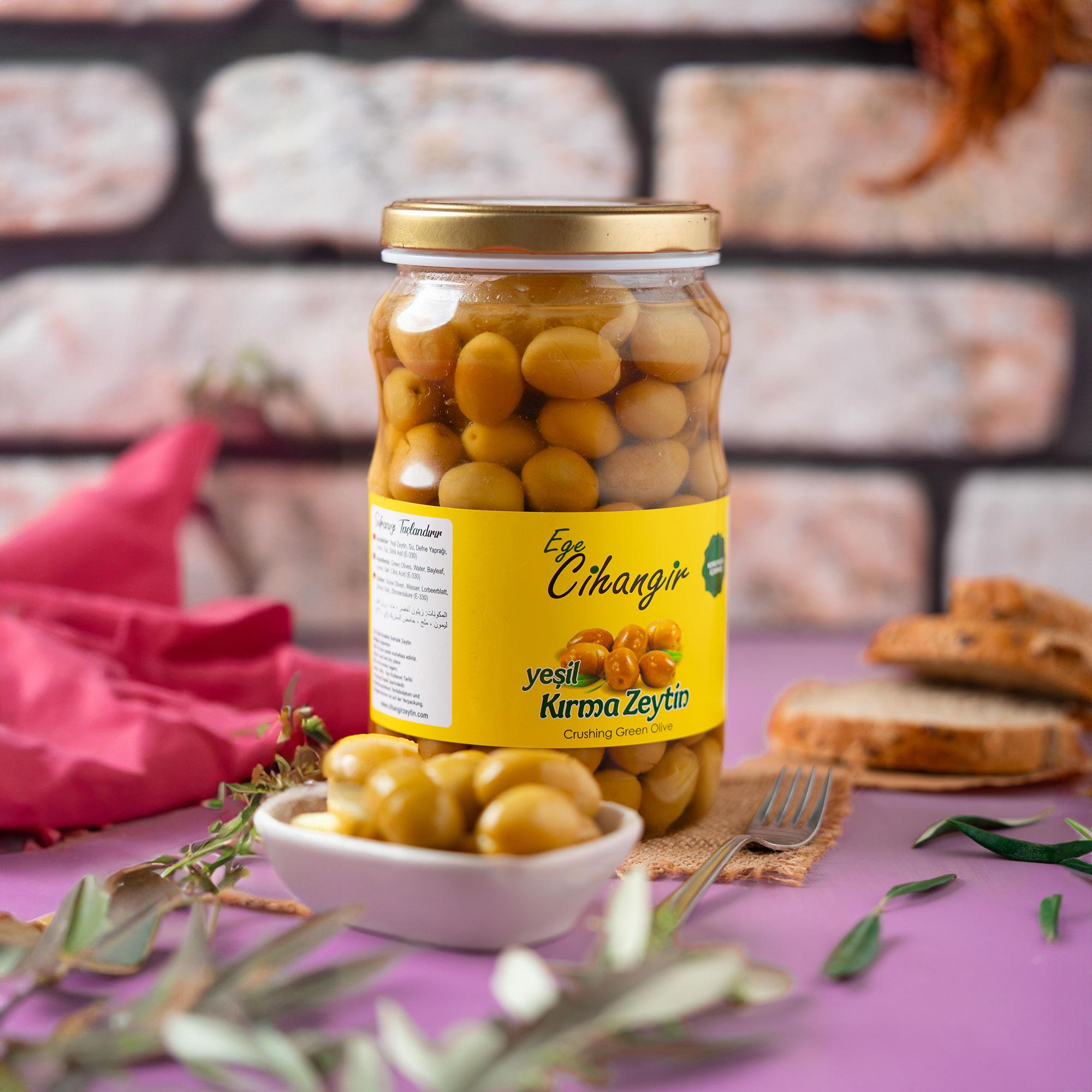 Kırma Zeytin 3XL - 1 kg Pet - Ege Cihangir