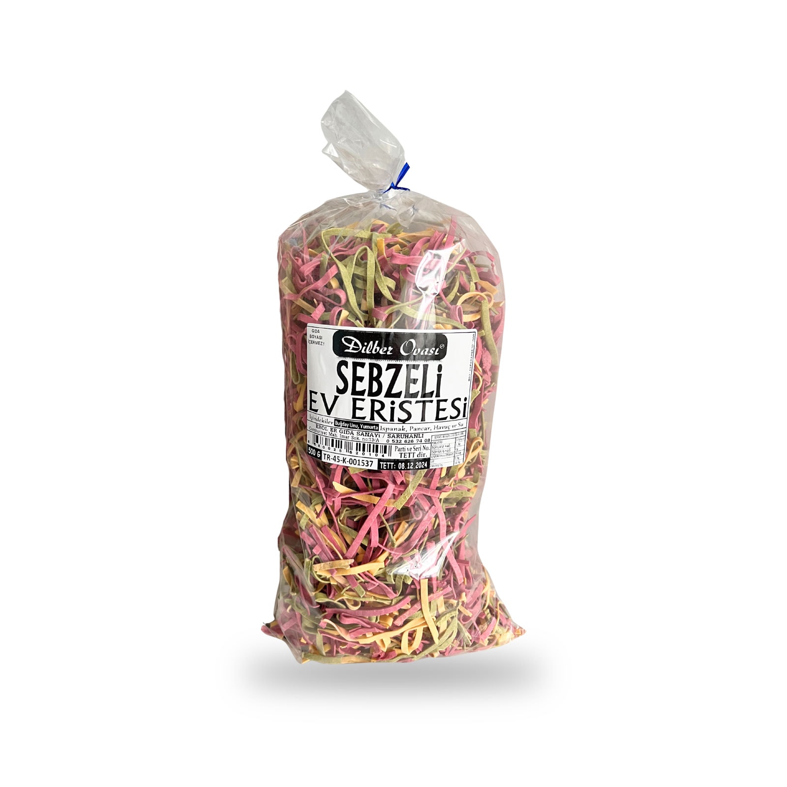 Ev Eriştesi - Sebzeli - 500 gr - Dilber Ovası
