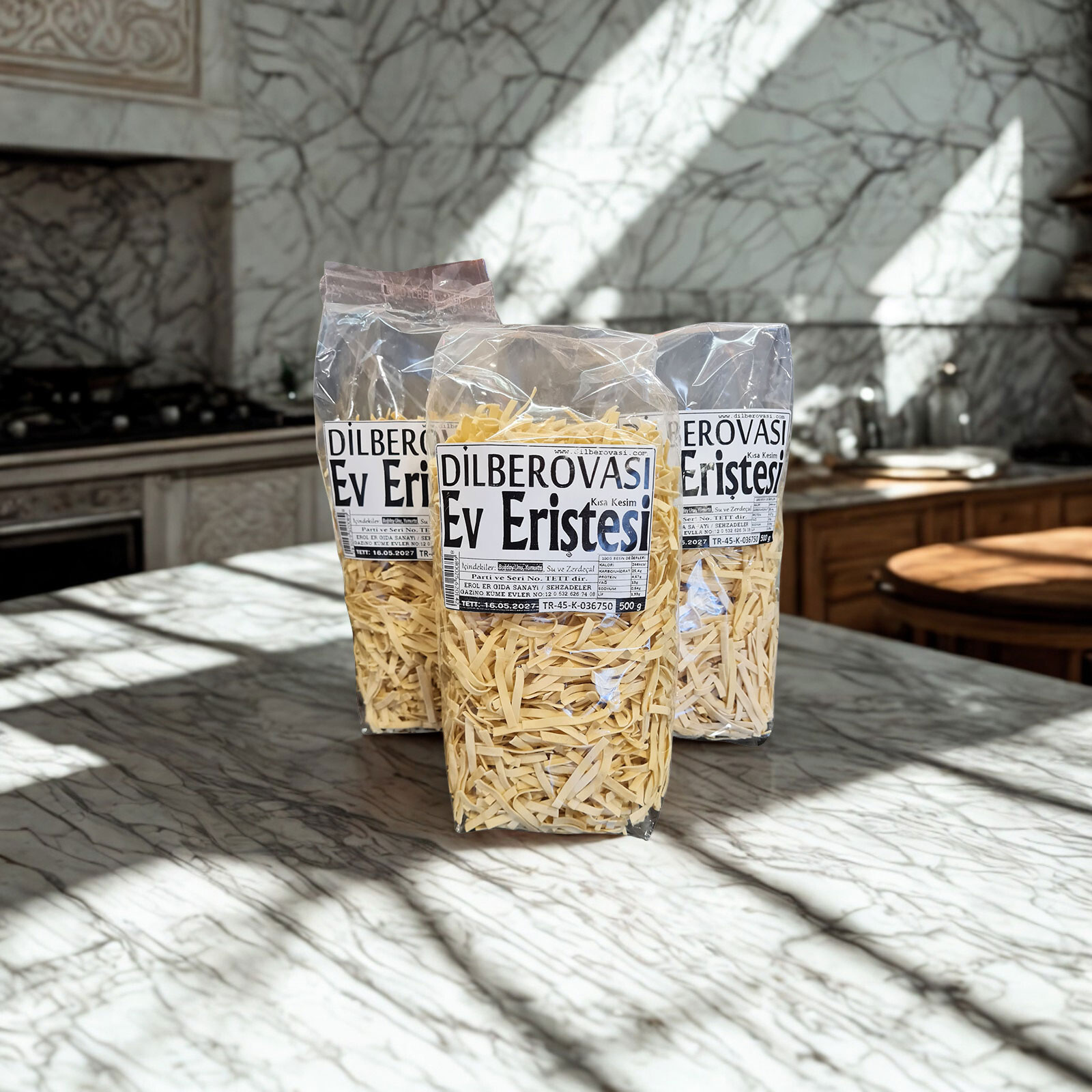 Ev Eriştesi - Sade Kısa Kesim - 500 gr - Dilber Ovası