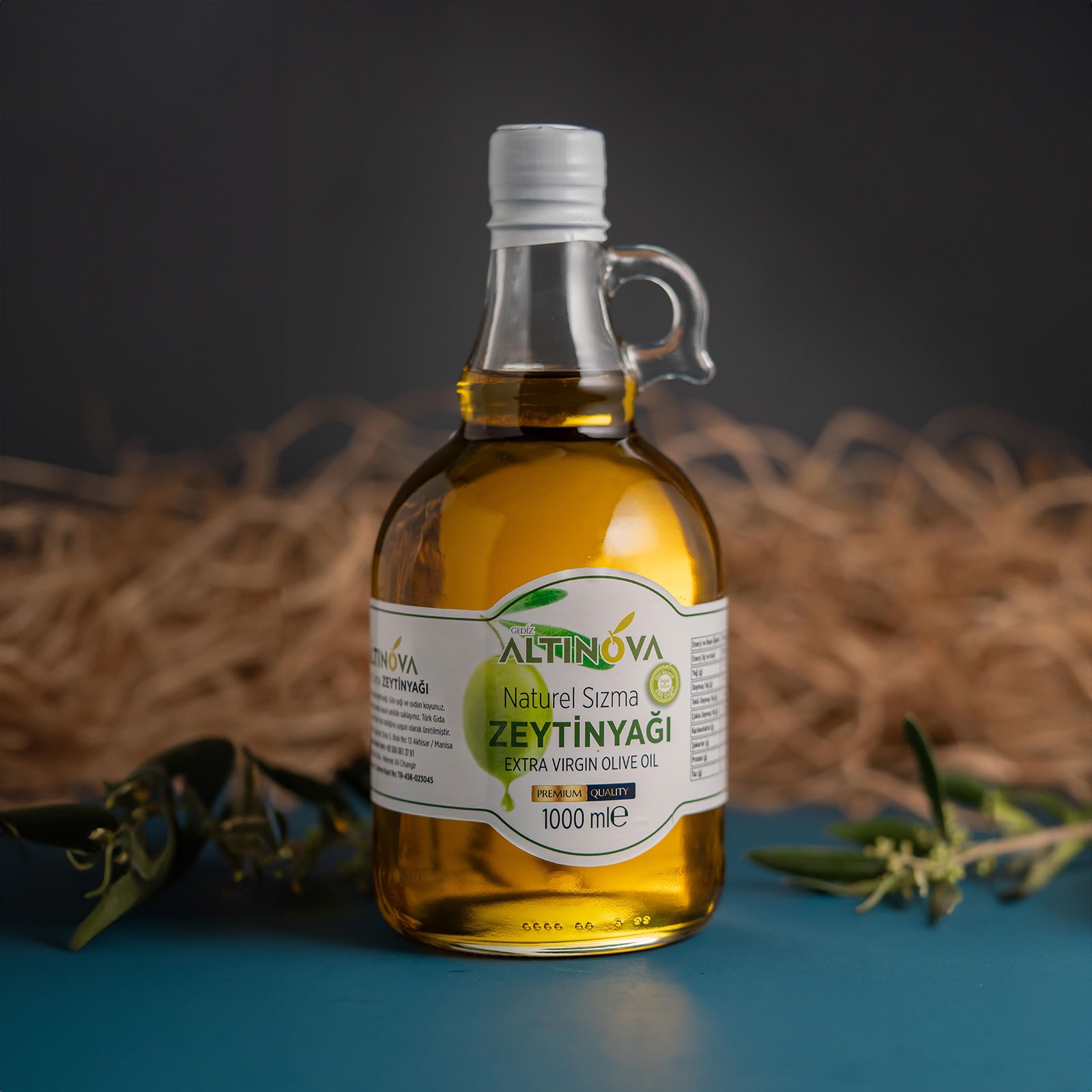 Naturel Sızma Zeytinyağı - 1 lt Galon Şişe - Altınova