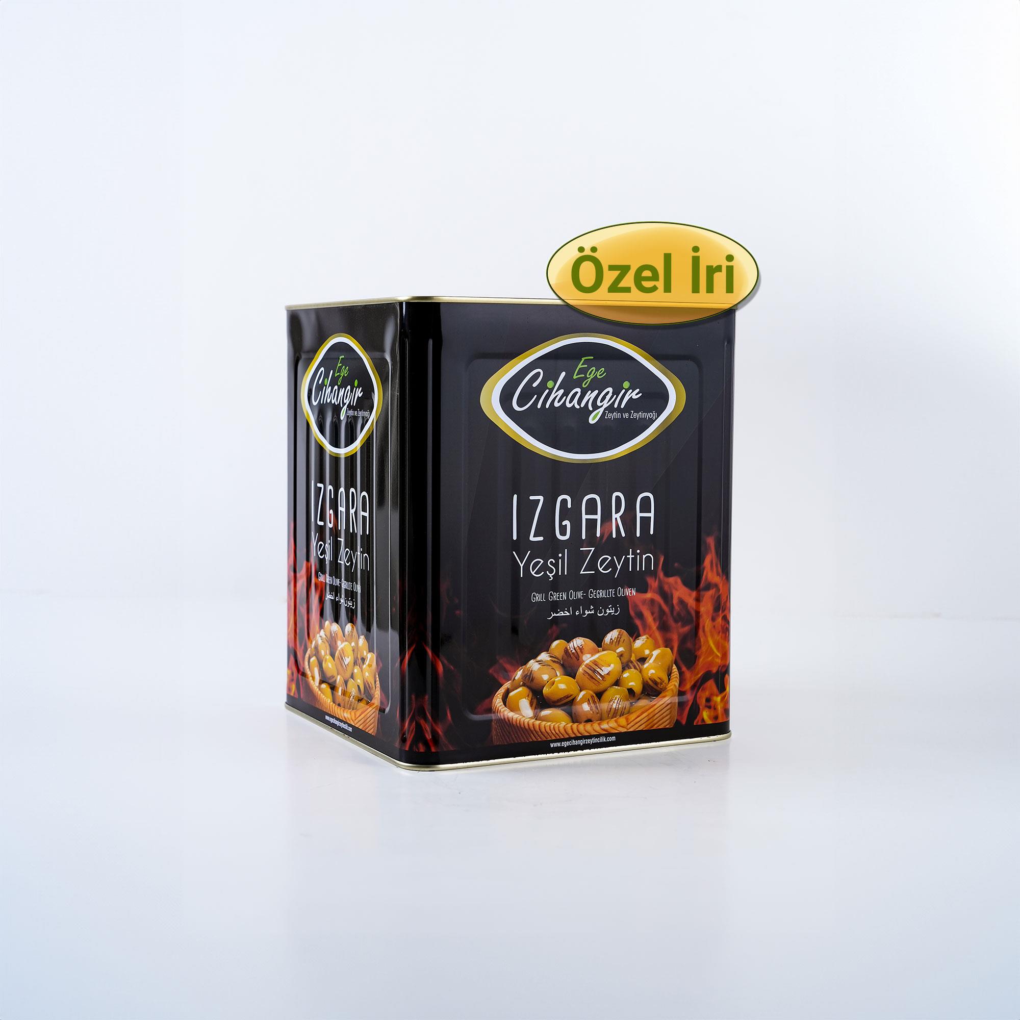Izgara Zeytin Özel İri - 9 kg Teneke - Ege Cihangir