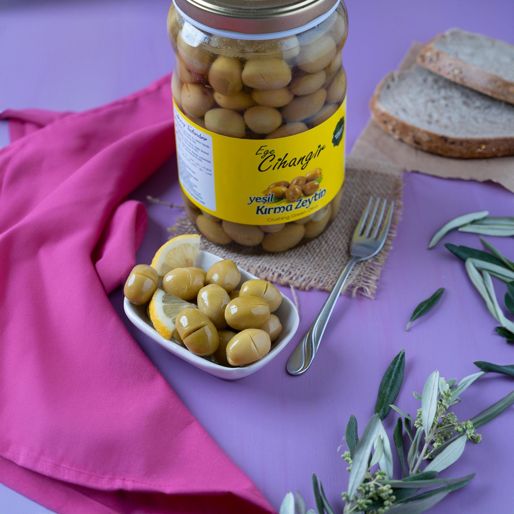 Kırma Zeytin 3XL - 1 kg Pet - Ege Cihangir