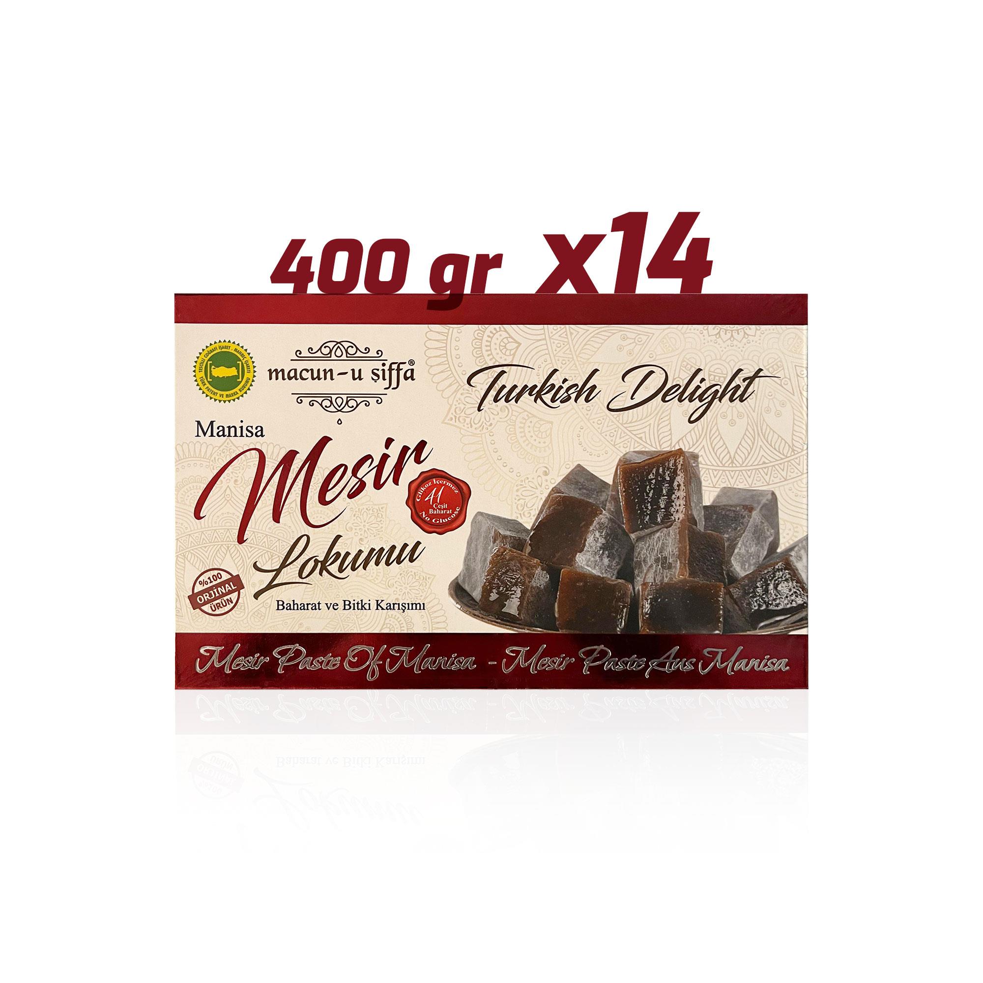 Mesir Macunu Lokumu - 400 gr x 14 - Macun-u Şiffa