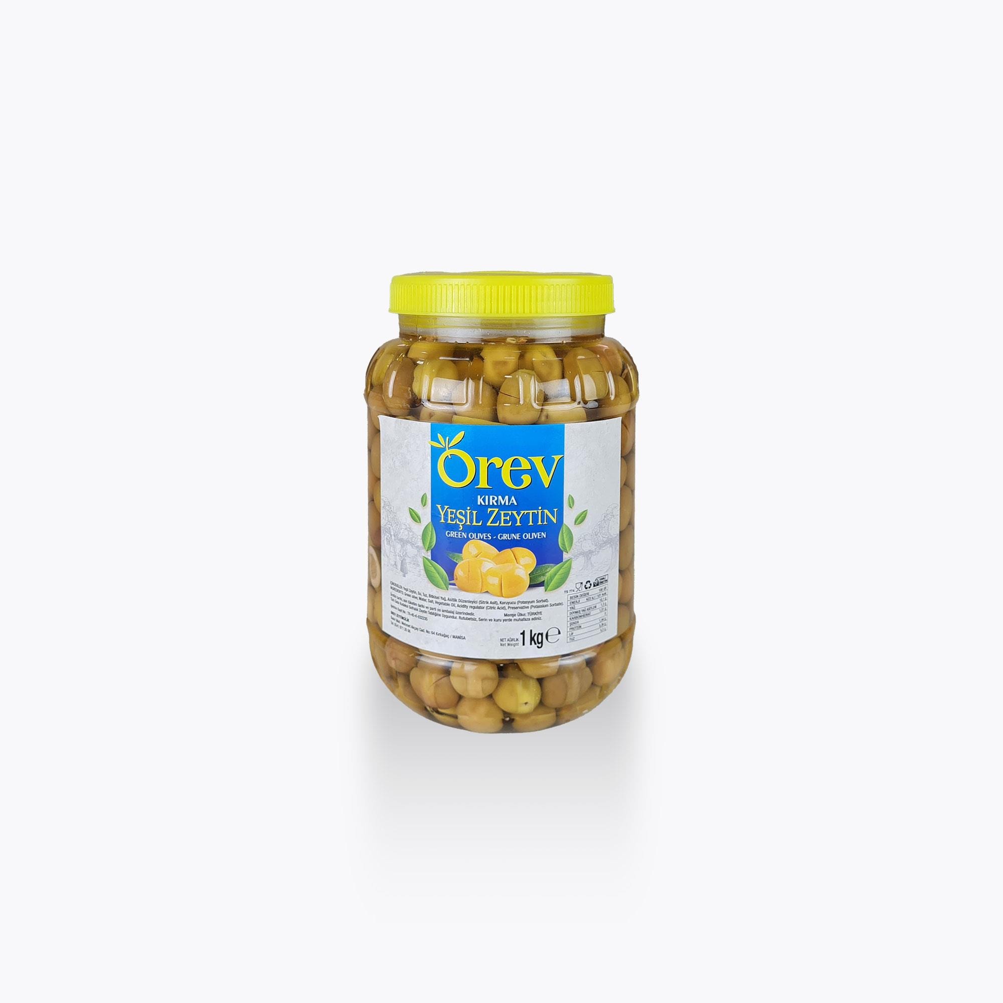Kırma Zeytin M - 1 kg Pet - Orev