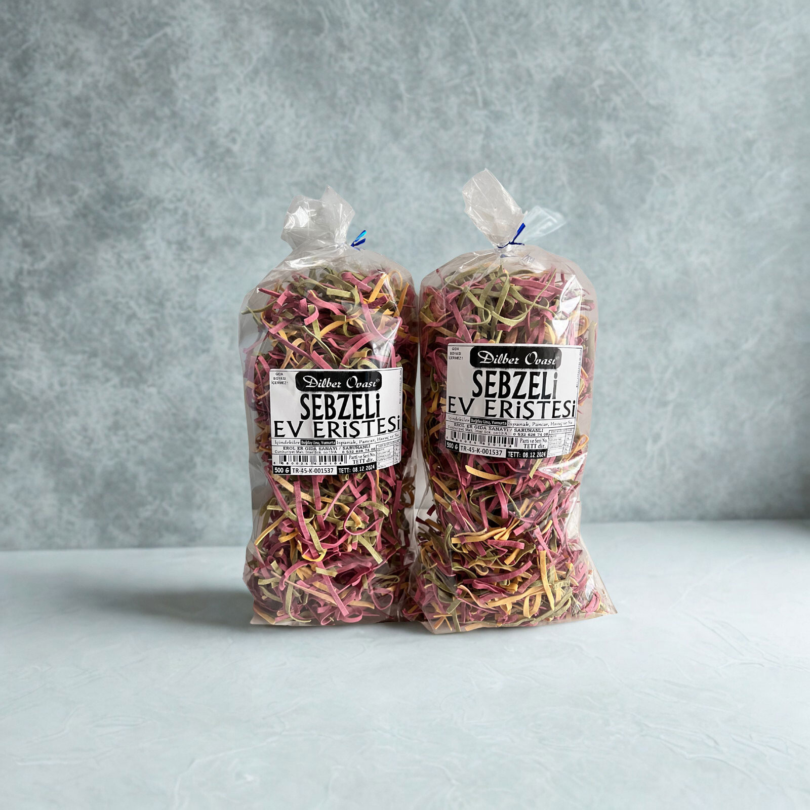 Ev Eriştesi - Sebzeli - 500 gr - Dilber Ovası
