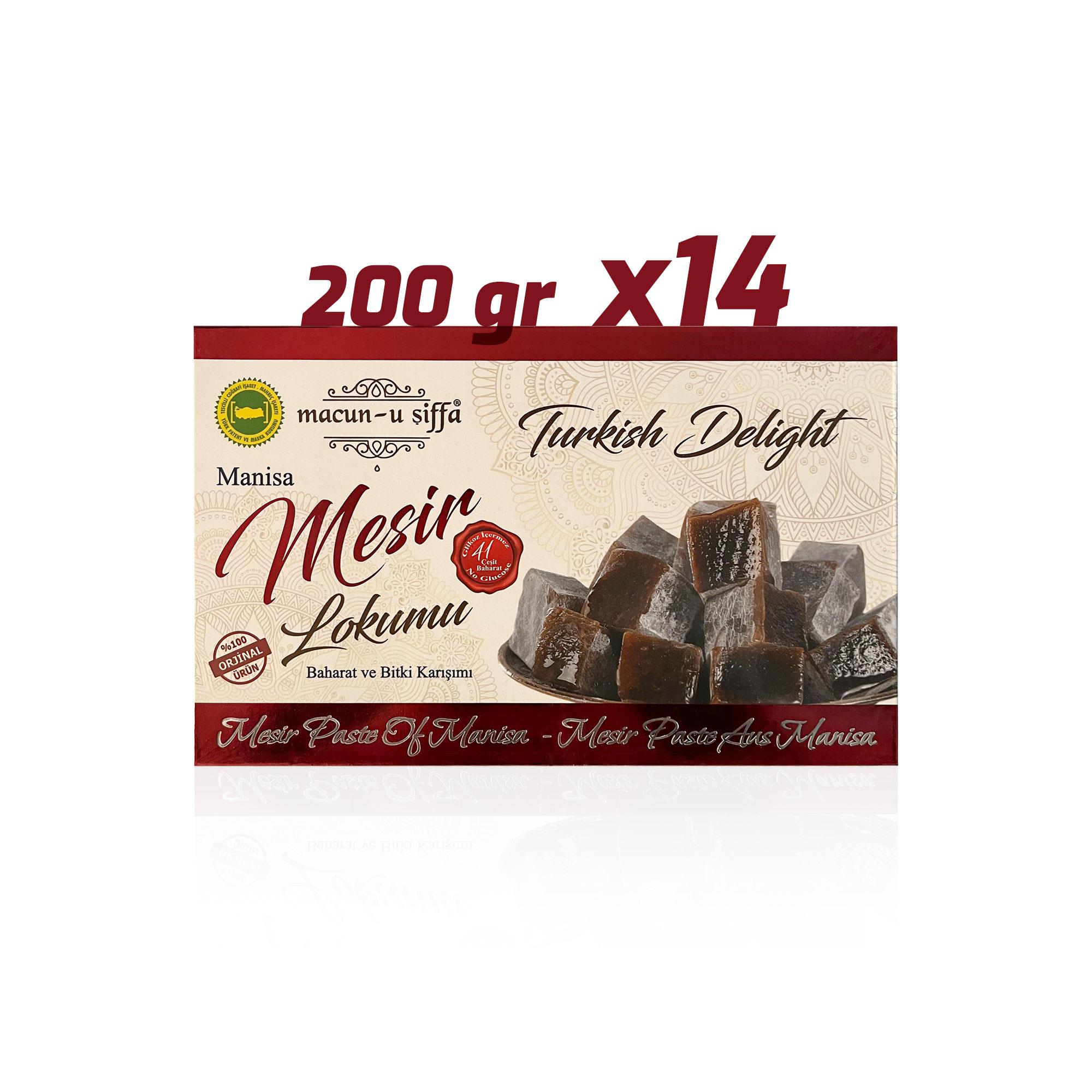 Mesir Macunu Lokumu - 200 gr x 14 - Macun-u Şiffa