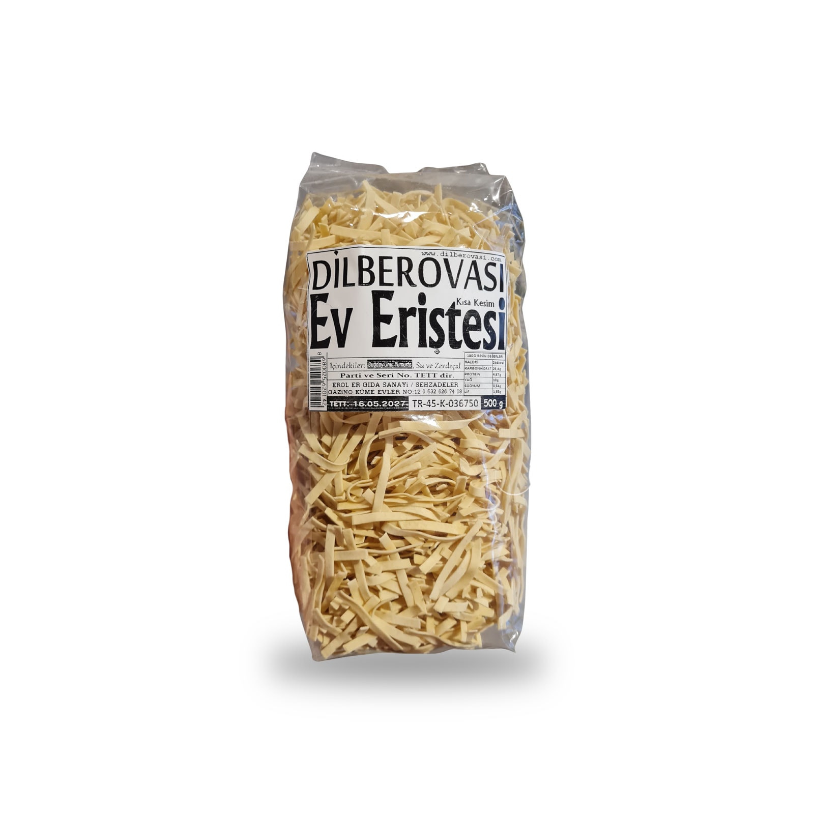 Ev Eriştesi - Sade Kısa Kesim - 500 gr - Dilber Ovası