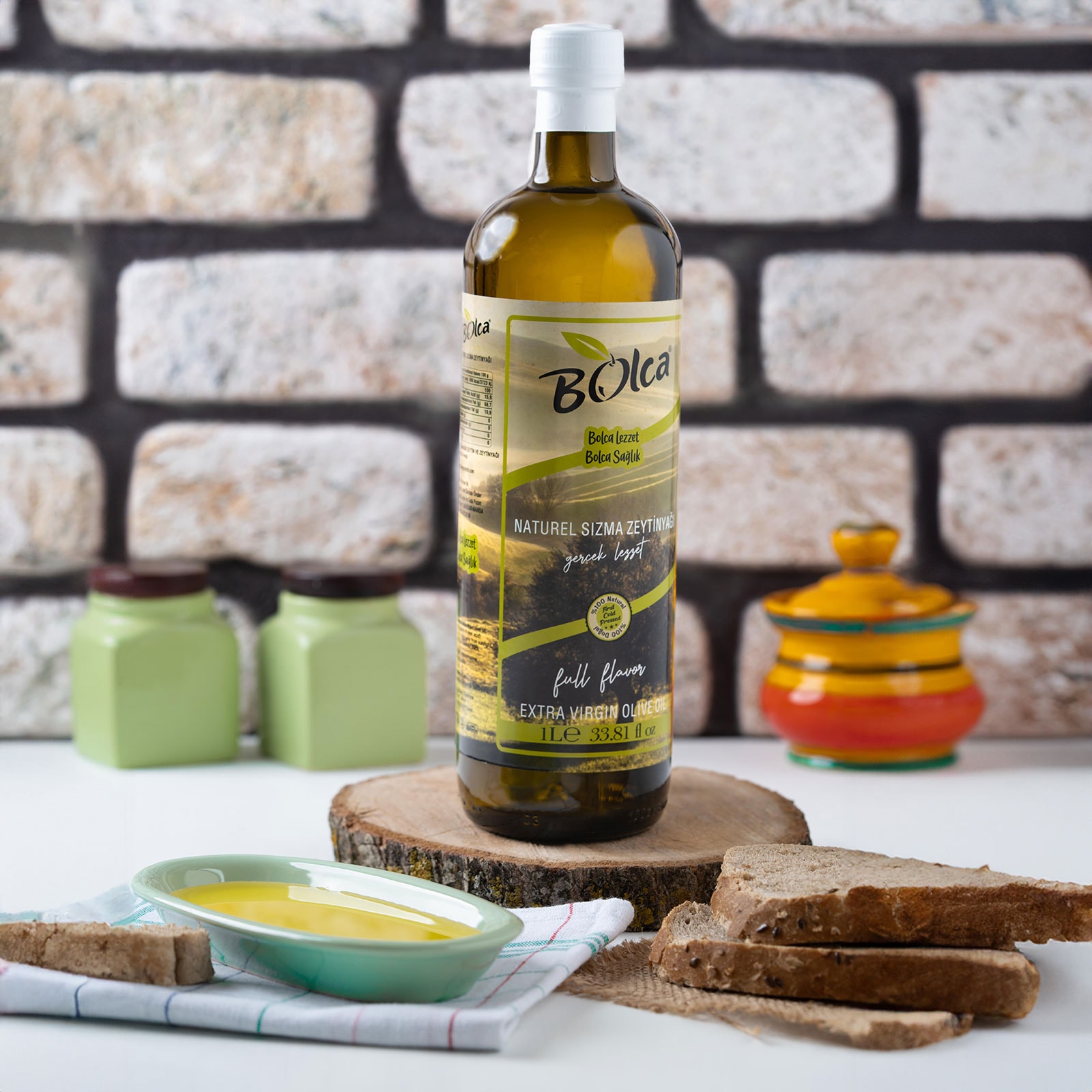 Naturel Sızma Zeytinyağı - 1 lt Şişe - Bolca
