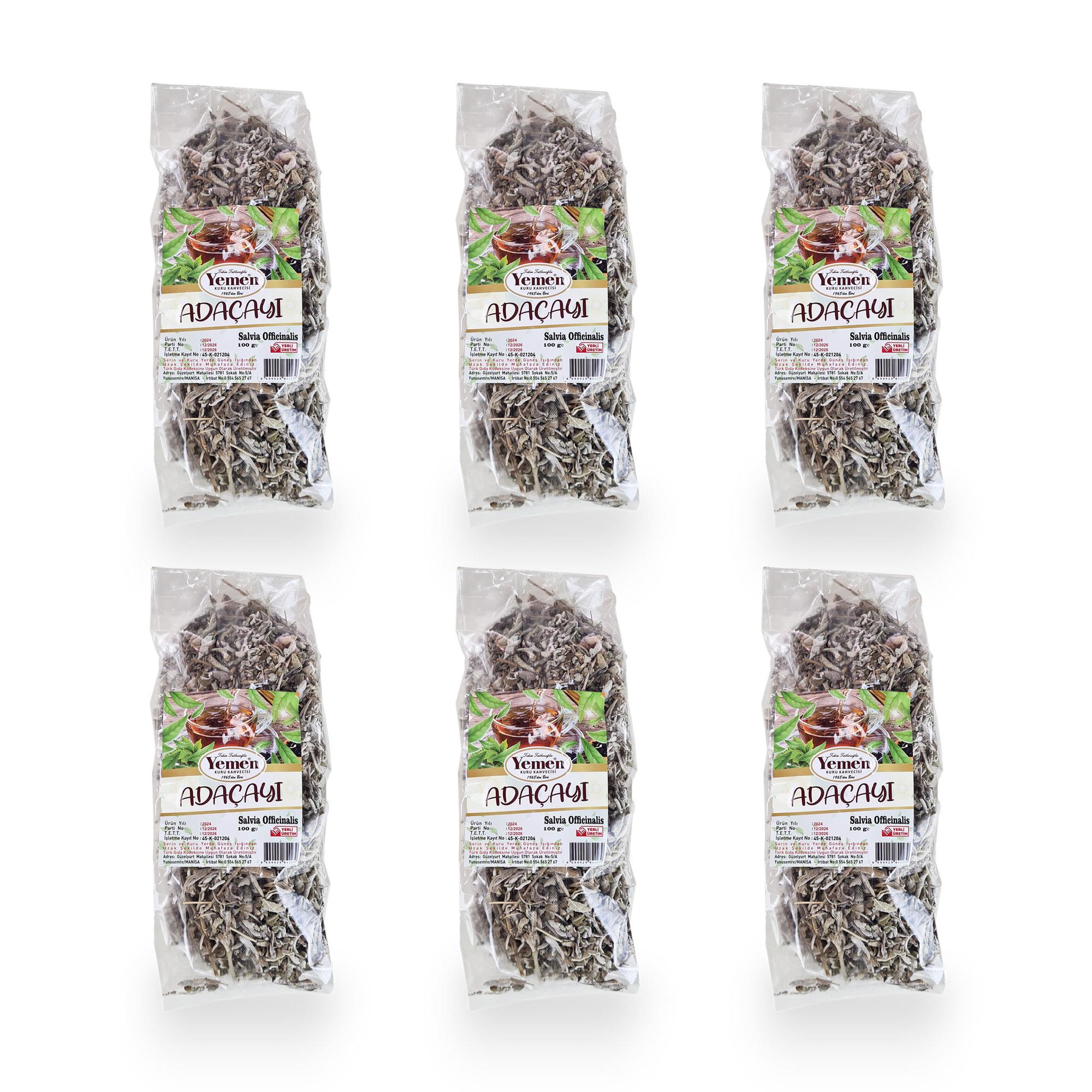 Ada Çayı - 100 gr x 6 - Yemen Kuru Kahvecisi