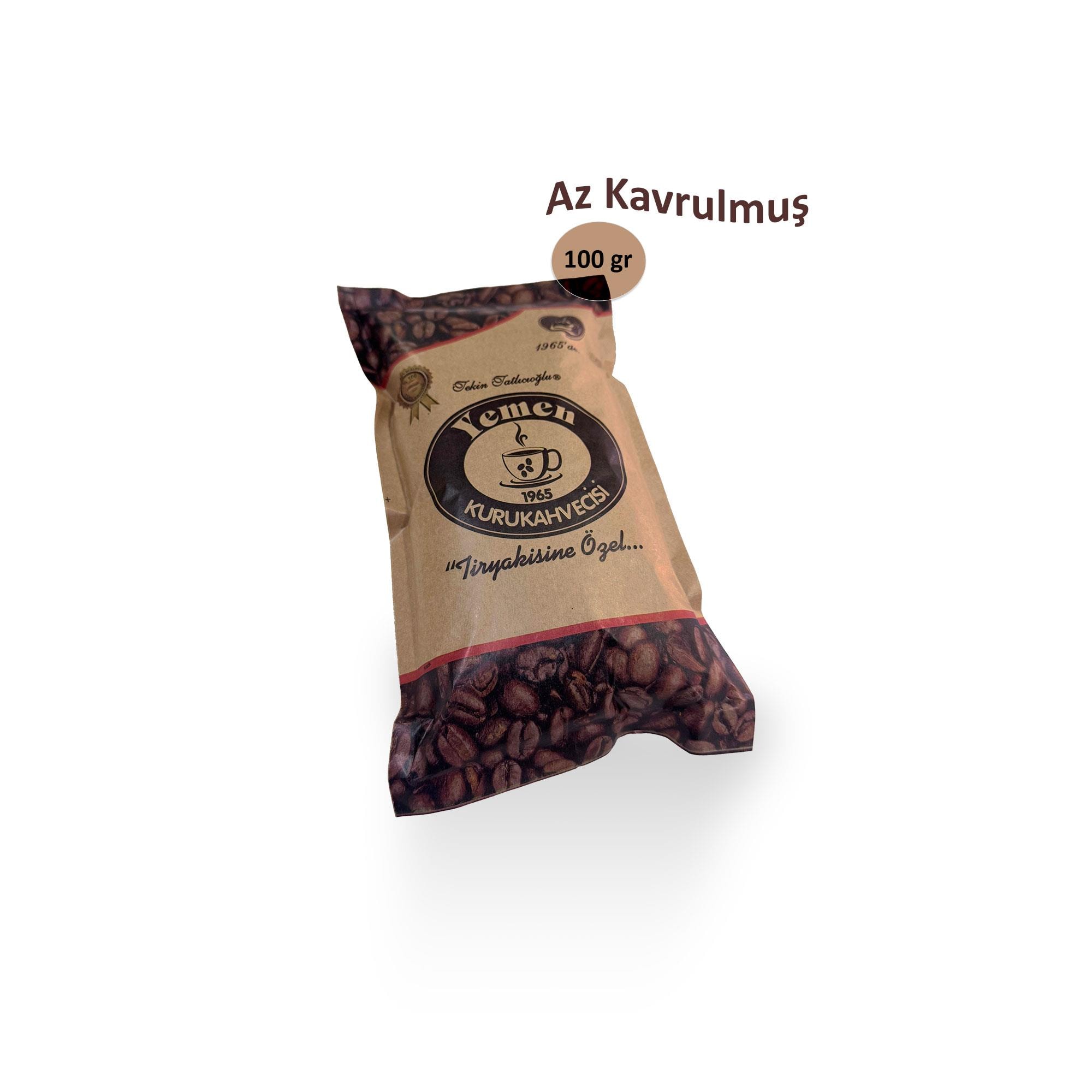 Az Kavrulmuş Türk Kahvesi - 100 gr - Yemen Kuru Kahvecisi