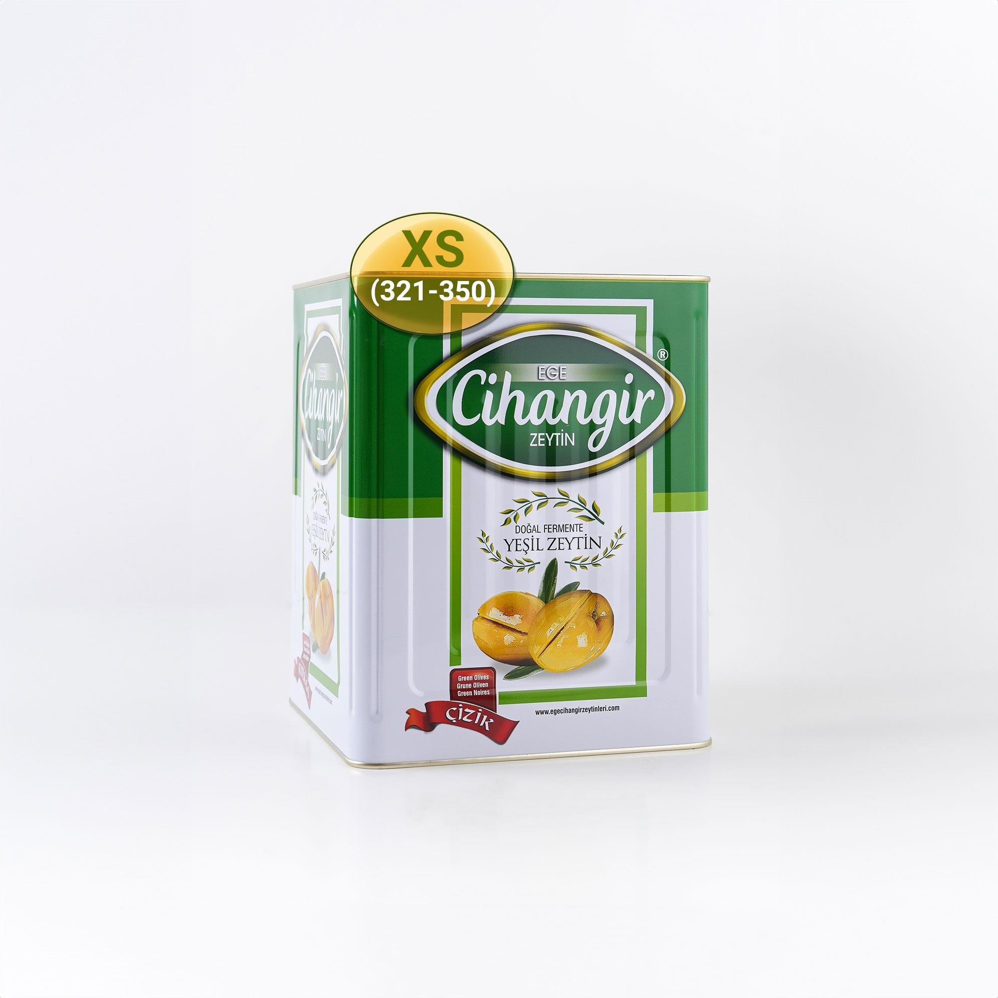 Edremit Çizik Zeytin XS - 10 kg Teneke - Ege Cihangir