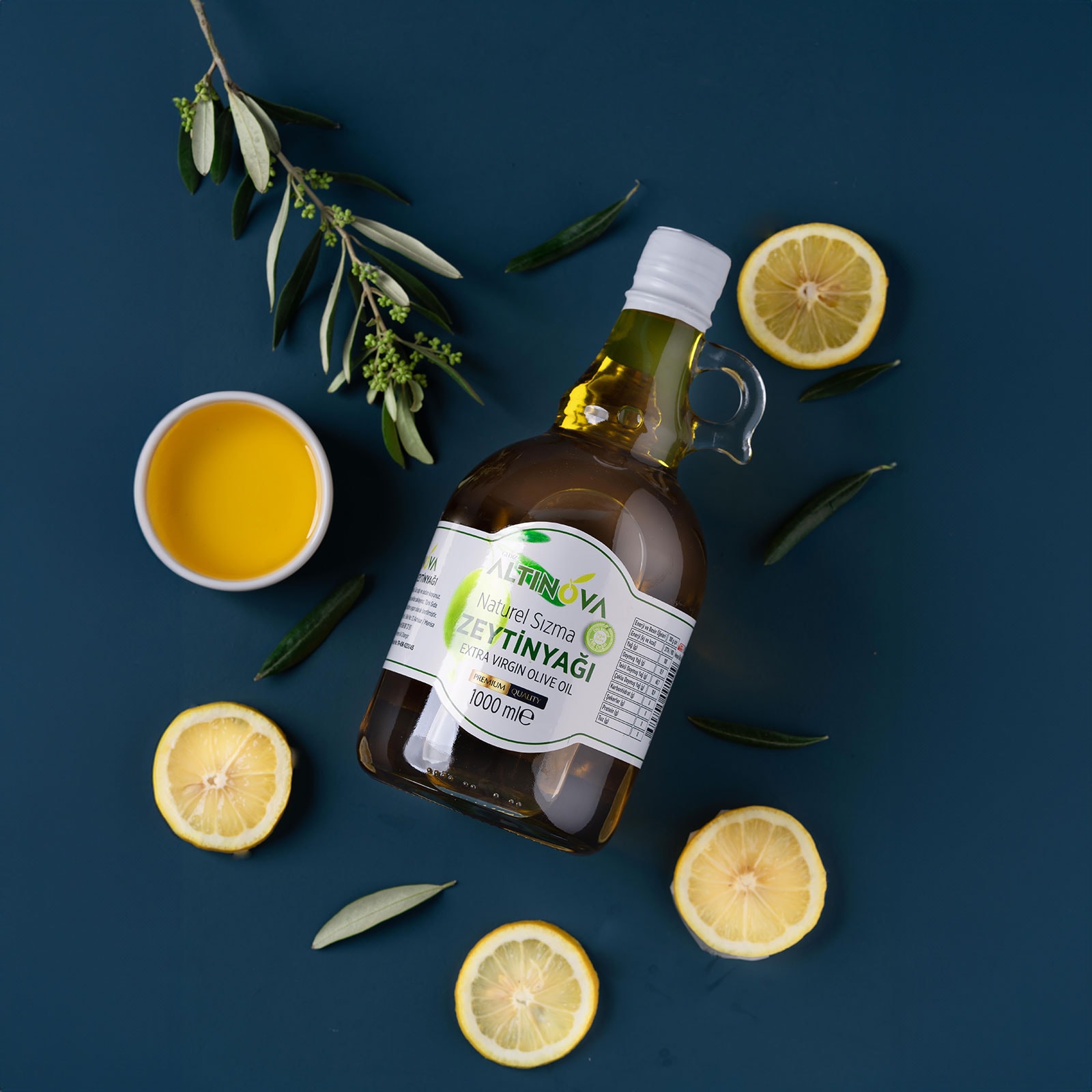 Naturel Sızma Zeytinyağı - 1 lt Galon Şişe - Altınova