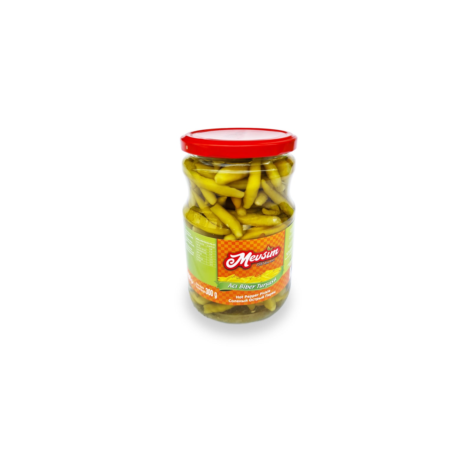 Acı Biber Turşusu - 650 gr - Mevsim