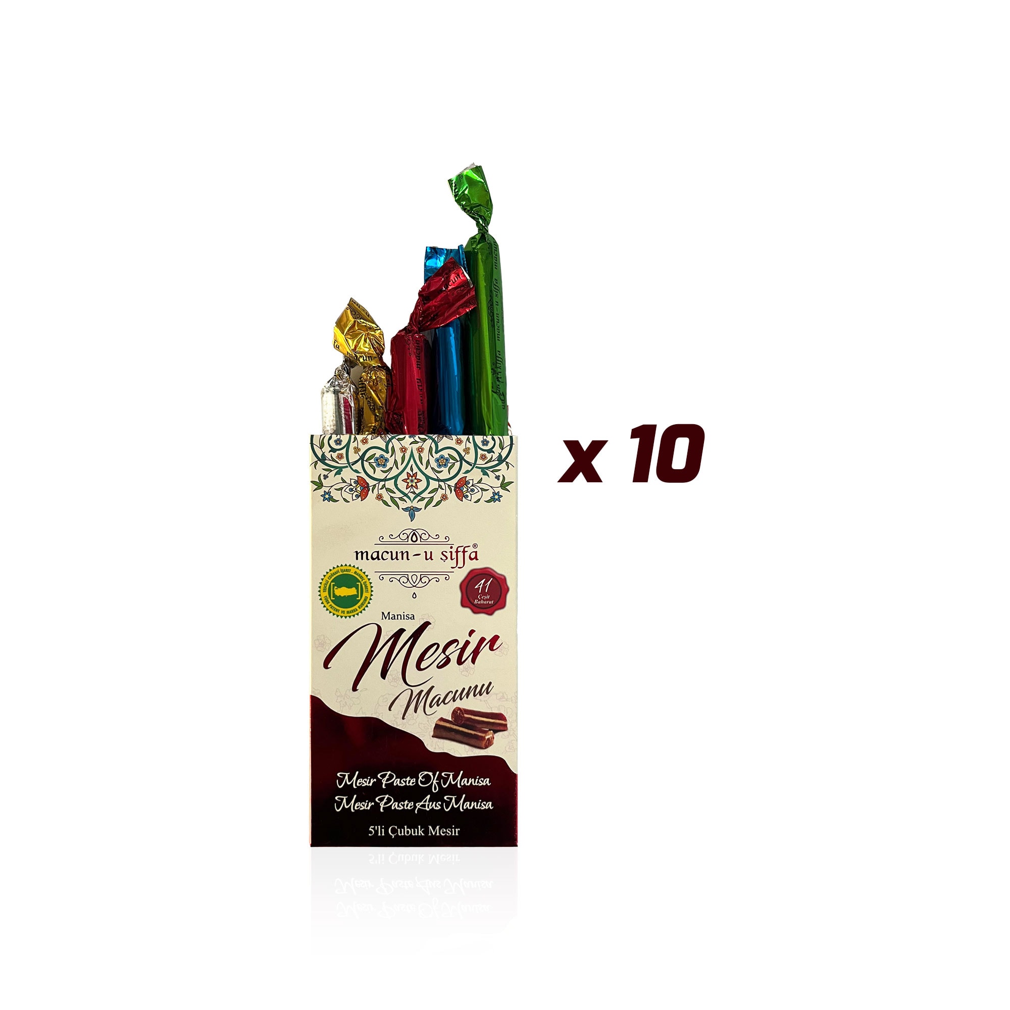 Çubuk Mesir Macunu Klasik - 5'li Çubuk 10 paket - Macun-u Şiffa