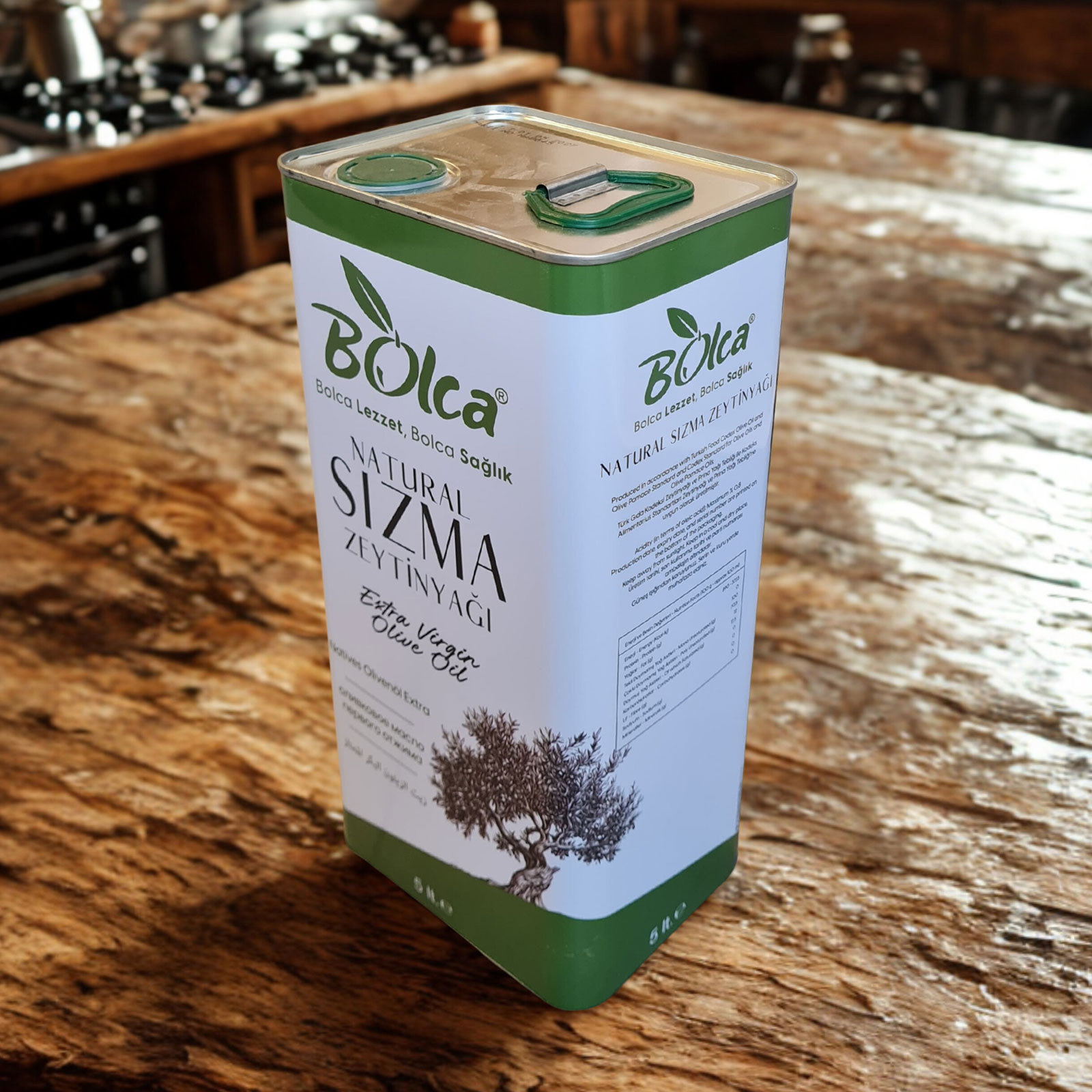 Naturel Sızma Zeytinyağı - 5 lt Teneke - Bolca
