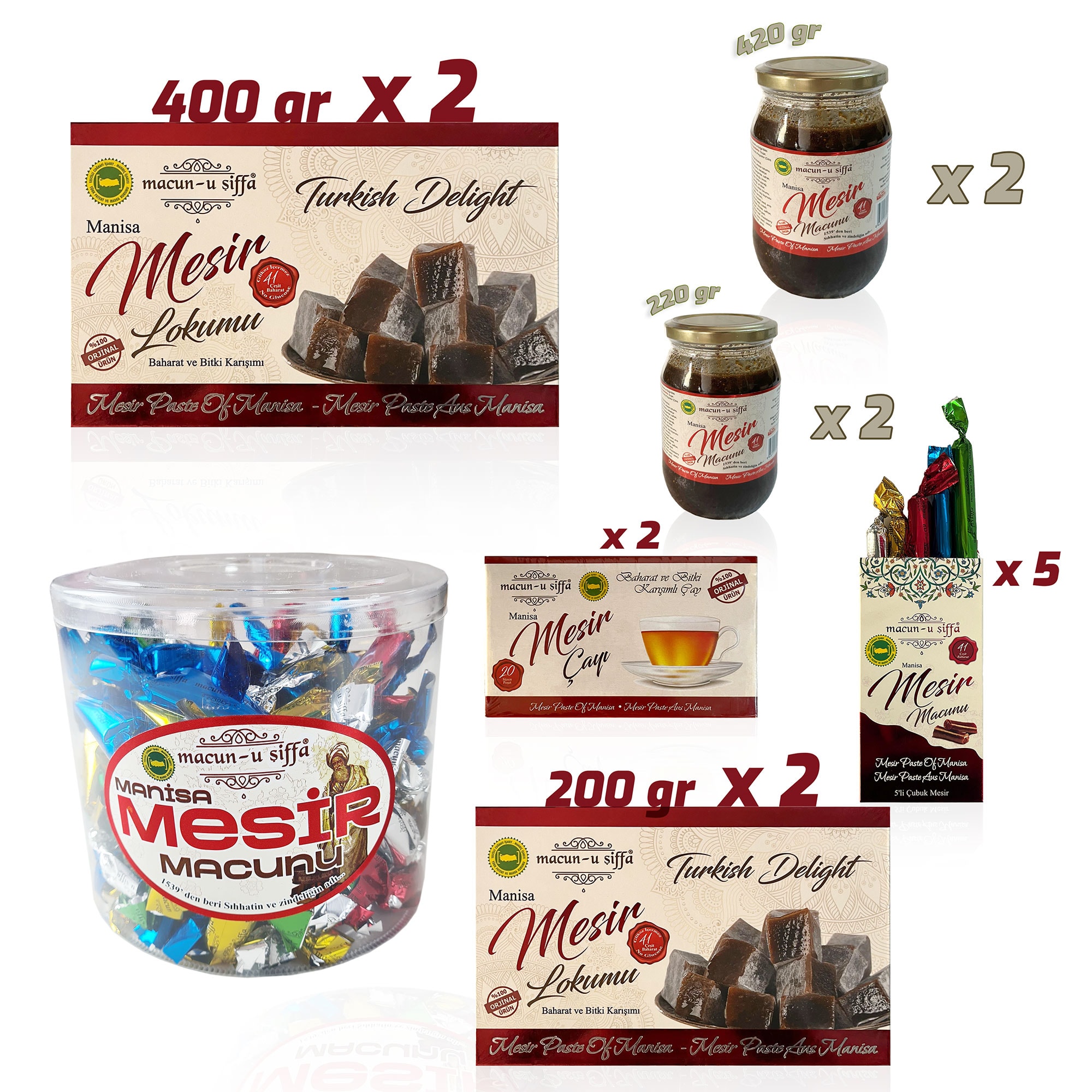 Mega Mesir Macunu Ürünleri 2 - 4.085 gr - Macun-u Şiffa