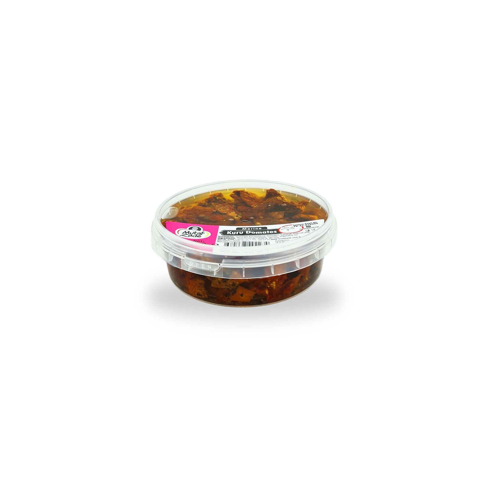 Jülyen Kesilmiş Marine Domates - 200 gr - Mutafzade