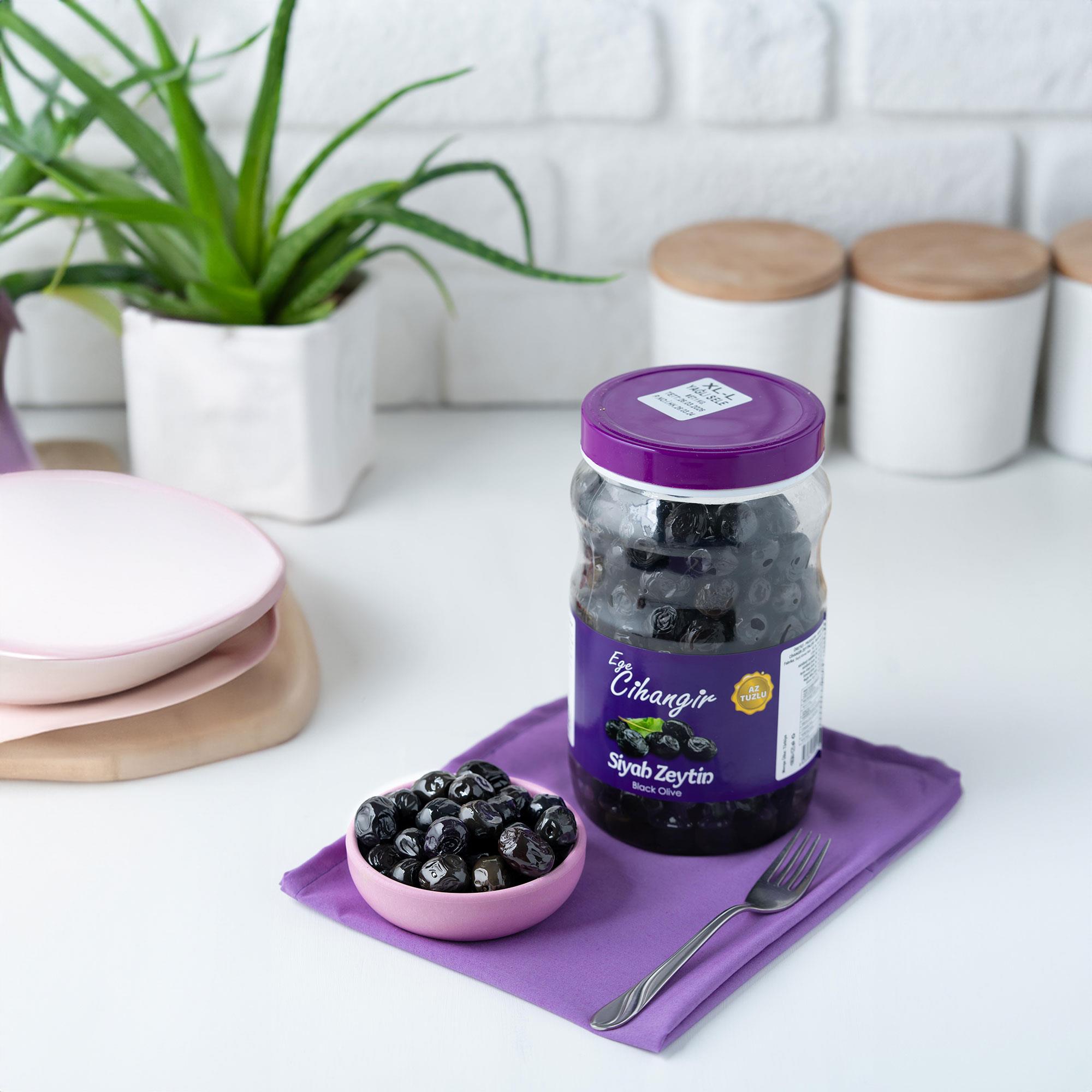 Yağlı Sele Zeytin XL-L - 1 kg Pet - Ege Cihangir