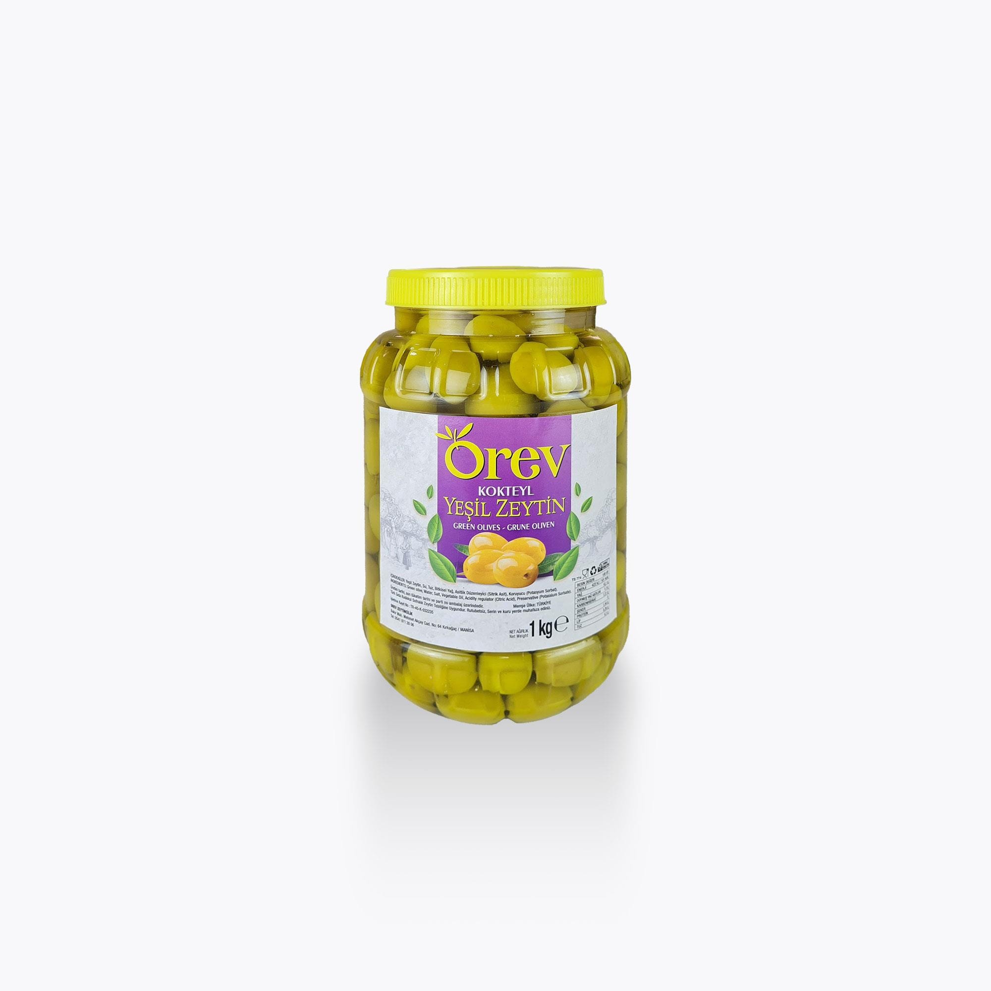 Kokteyl Zeytin 2XL - 1 kg Pet - Orev