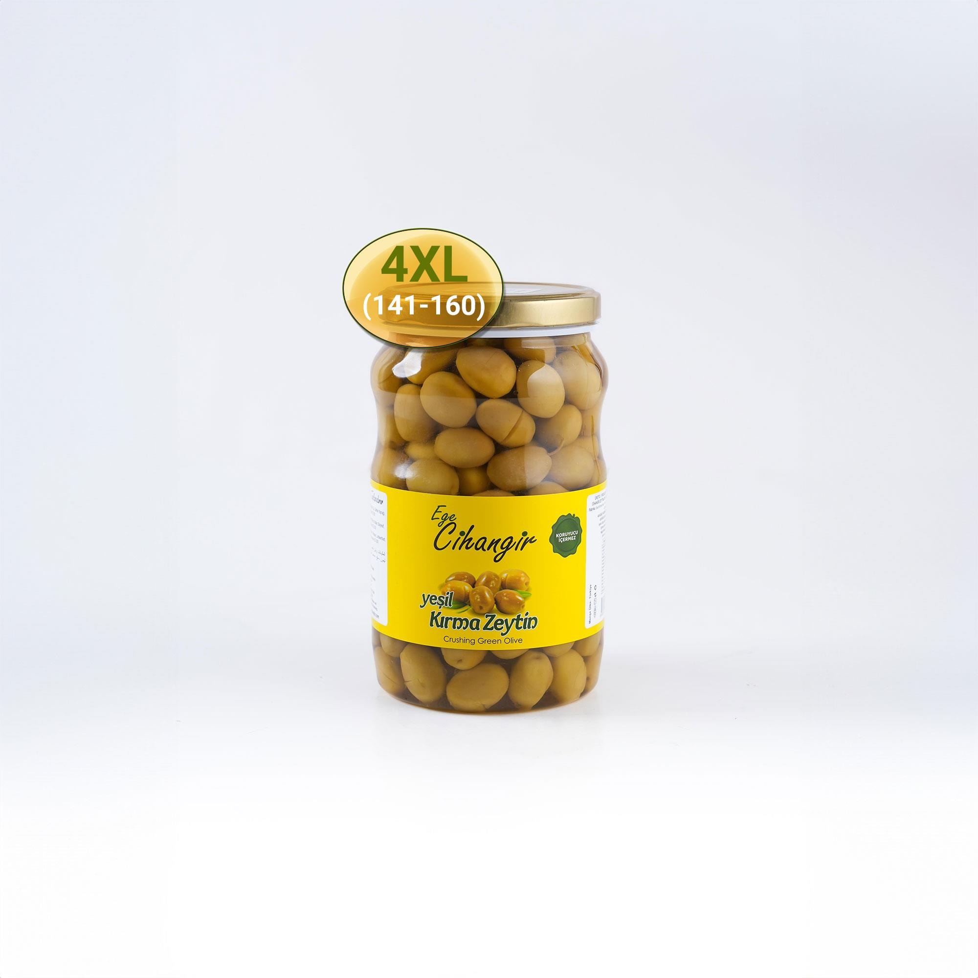 Kırma Zeytin 4XL - 1 kg Pet - Ege Cihangir