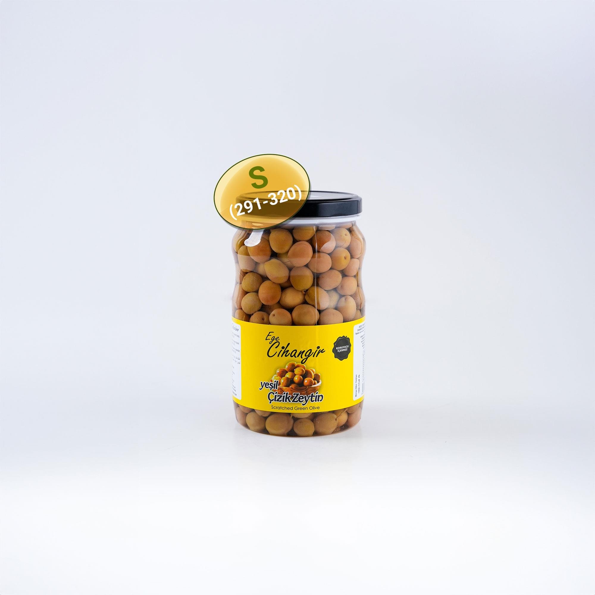 Edremit Çizik Zeytin S - 1 kg Pet - Ege Cihangir