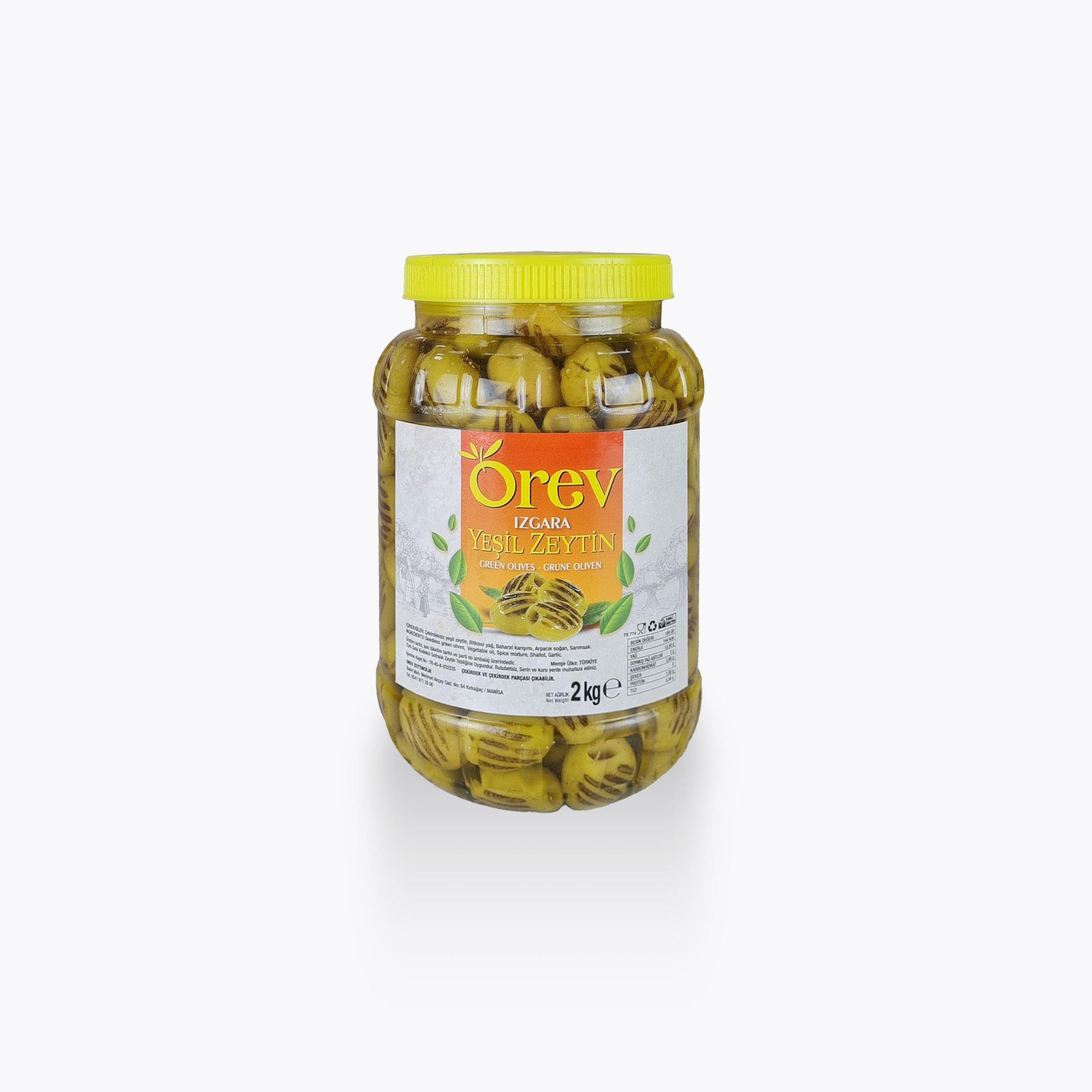 Izgara Zeytin 2XL - 2 kg Pet - Orev