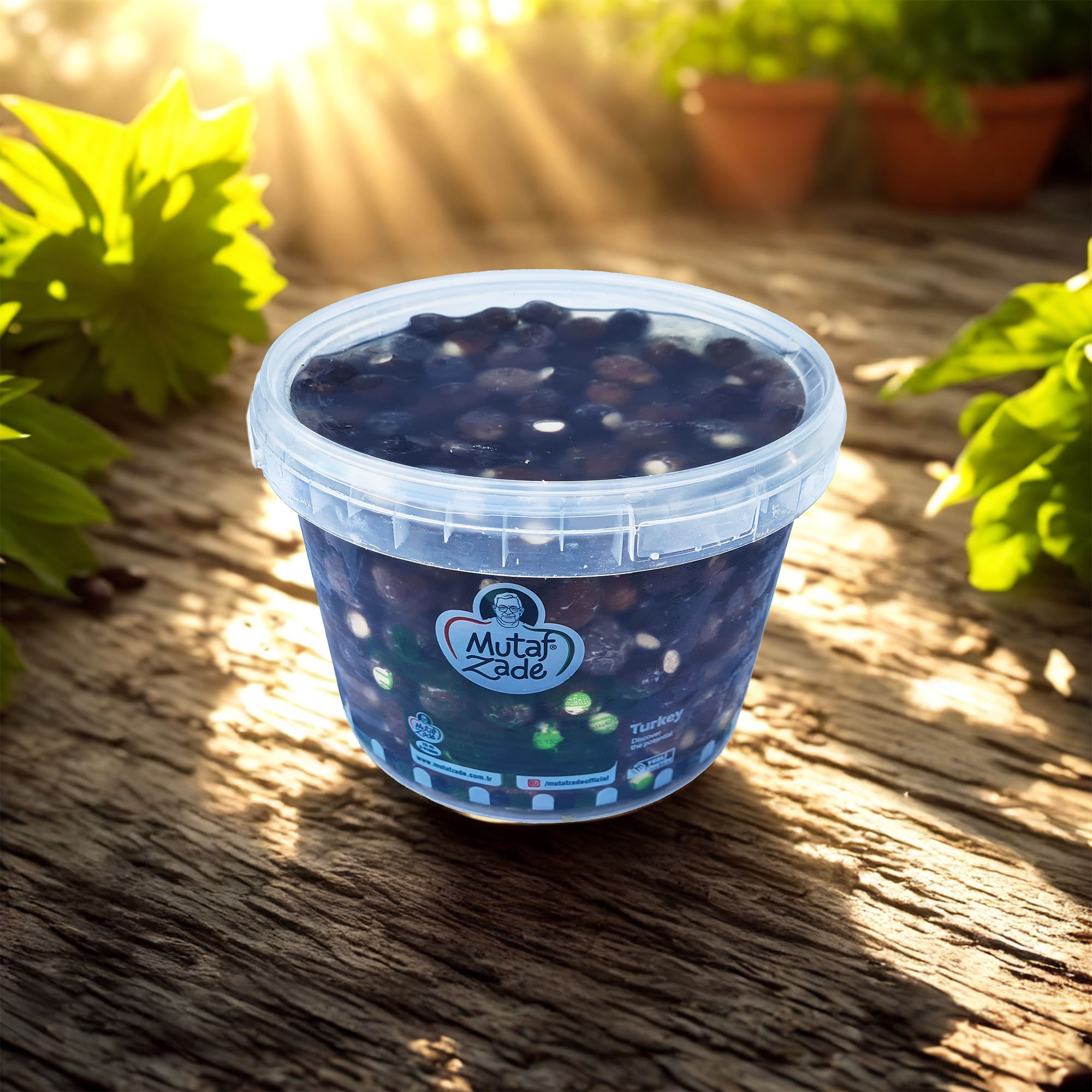 Peynir Dolgulu Siyah Zeytin - 3000 gr - Mutafzade