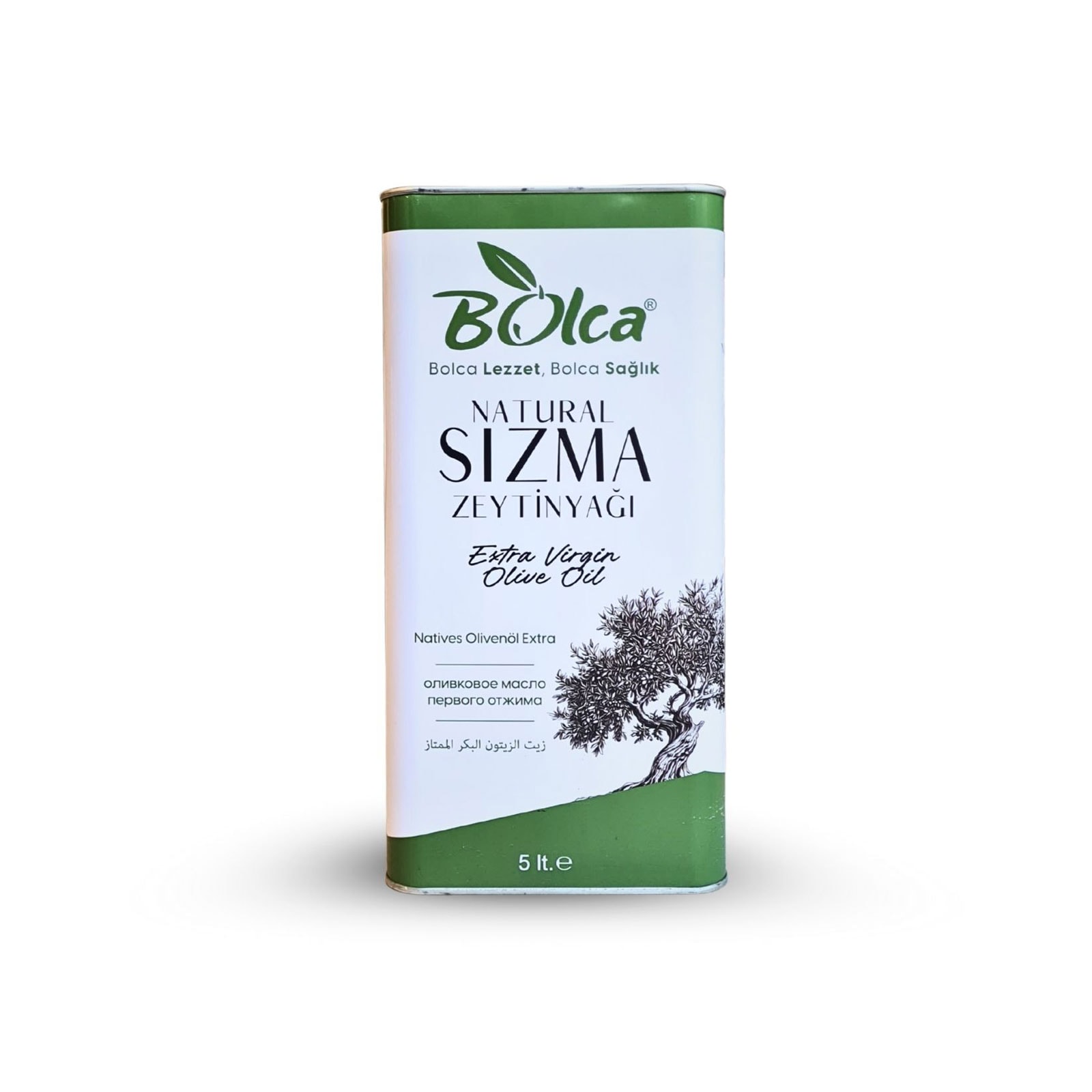 Naturel Sızma Zeytinyağı - 5 lt Teneke - Bolca