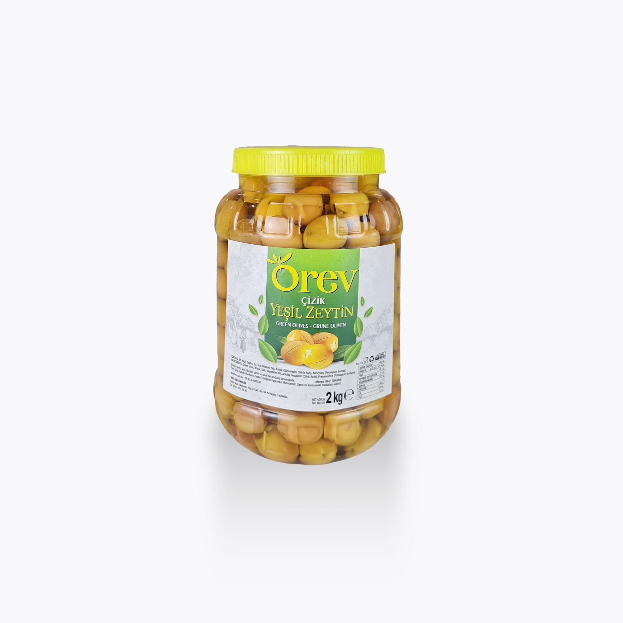 Çizik Zeytin M - 2 kg Pet - Orev