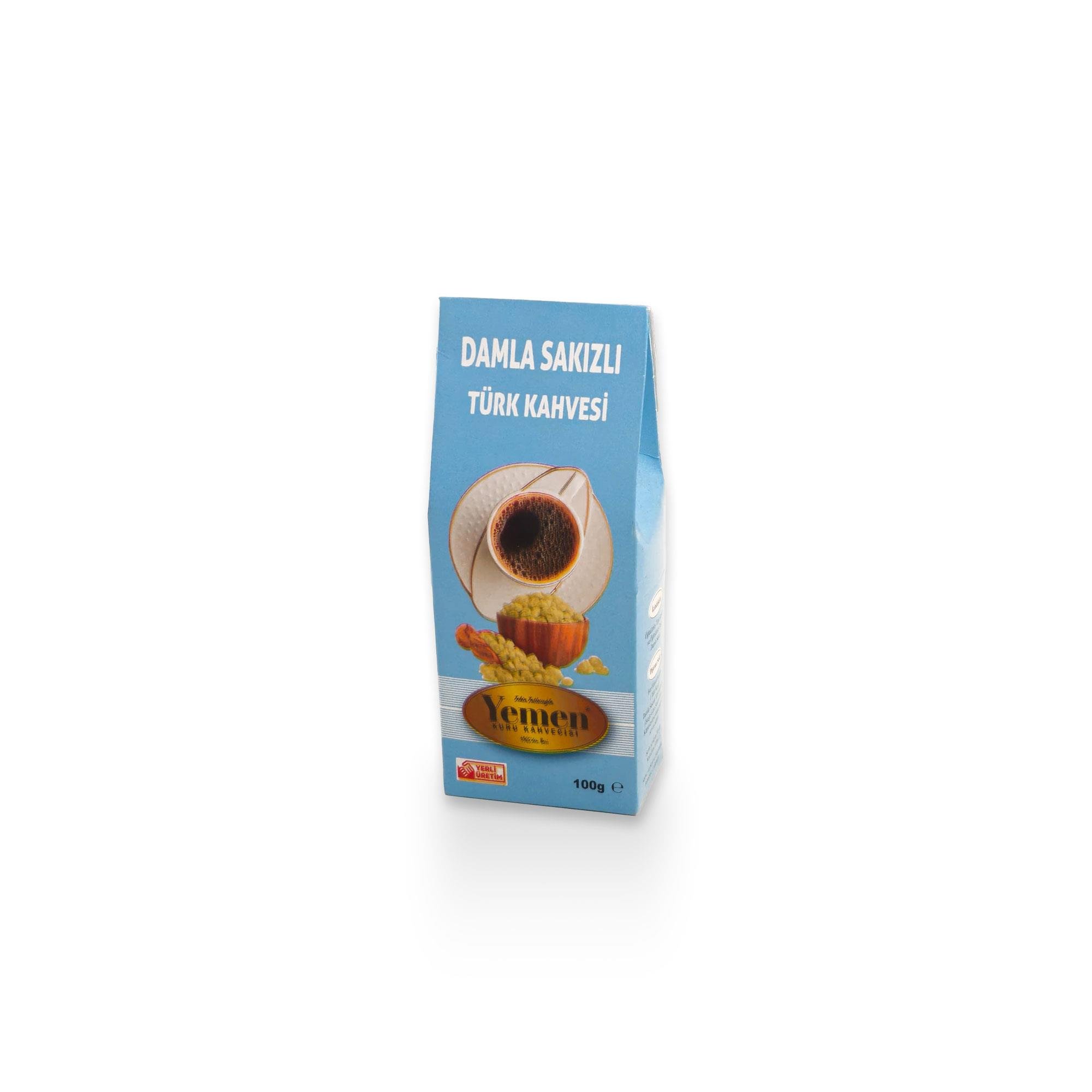 Damla Sakızlı Türk Kahvesi - 100 gr - Yemen Kuru Kahvecisi