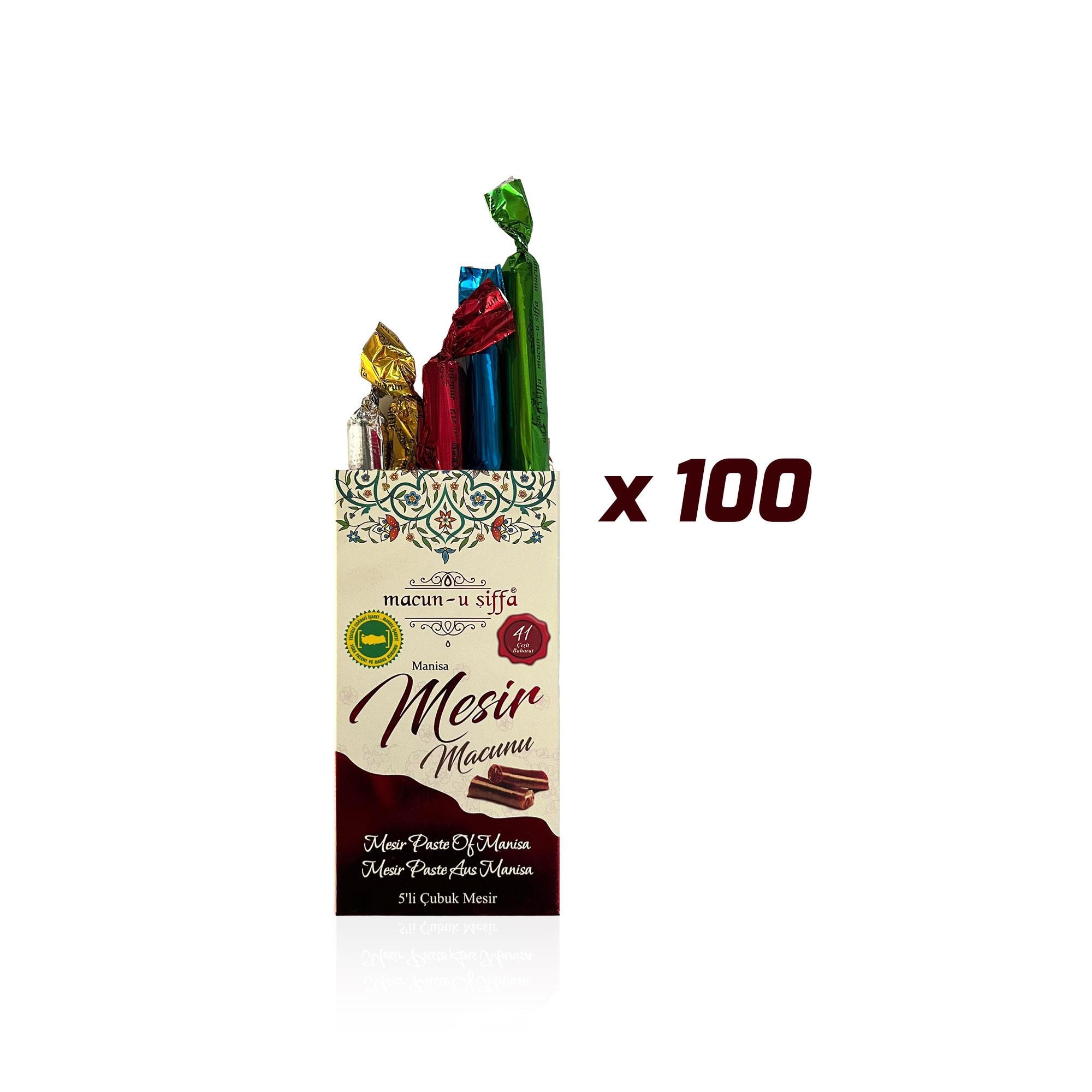 Çubuk Mesir Macunu Klasik - 5'li Çubuk 100 paket - Macun-u Şiffa